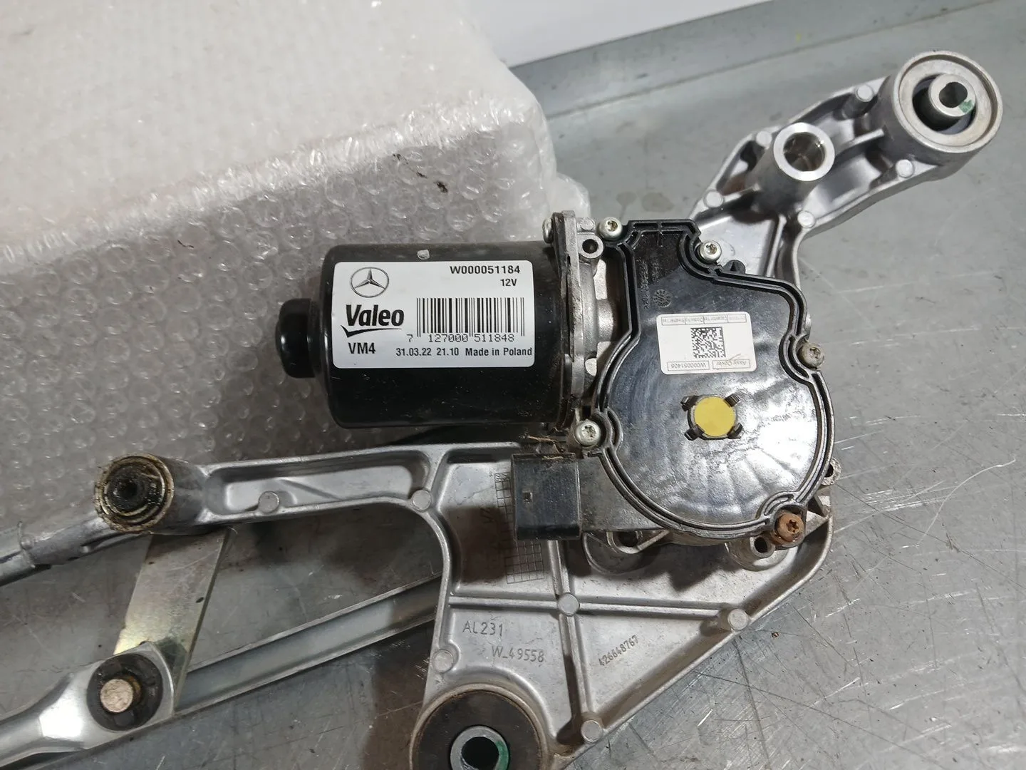 Motor Limpia Delantero para Mercedes-Benz Vito Tourer (W447)