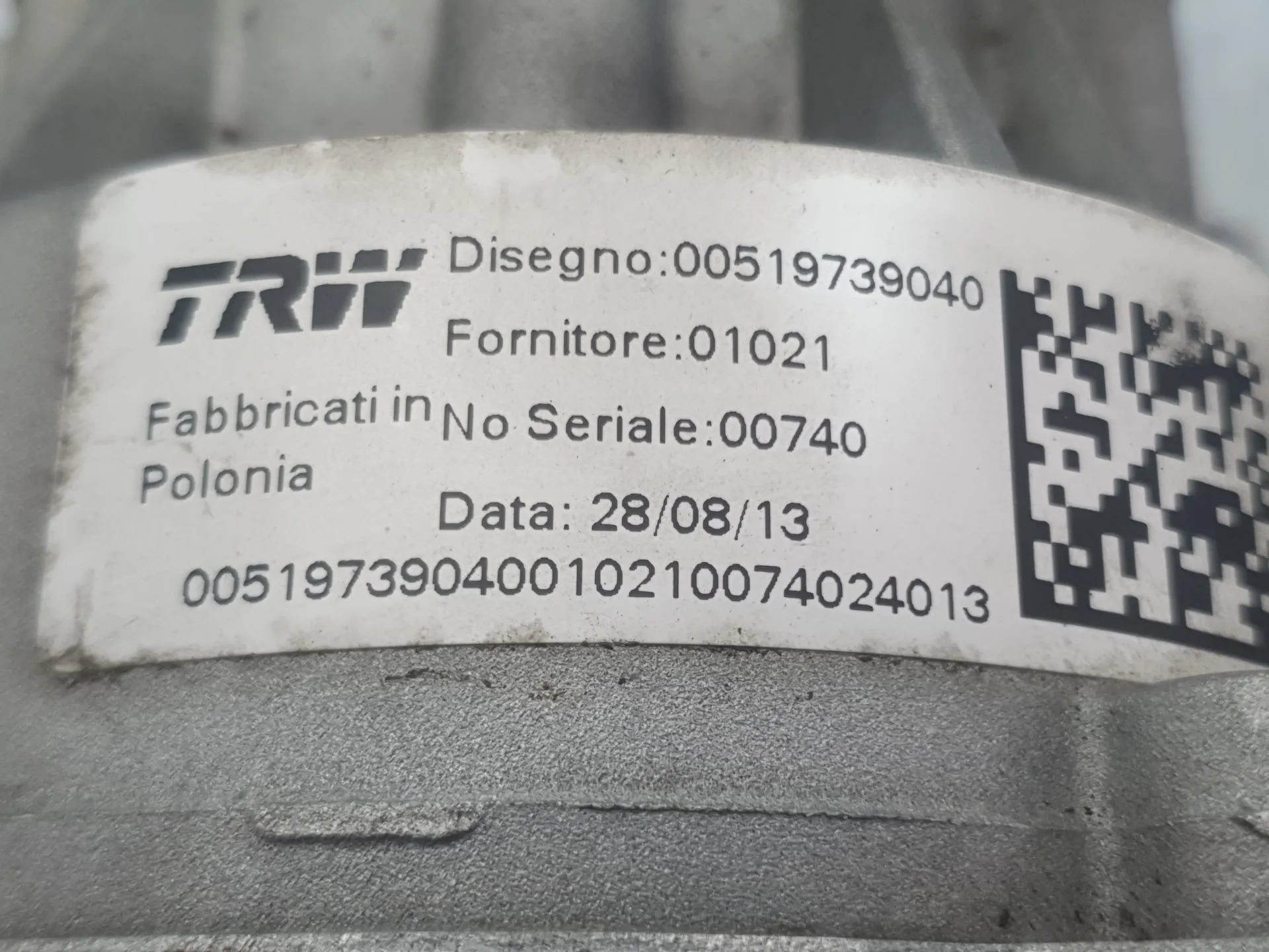 Columna Direccion para Fiat 500L (351_, 352_)