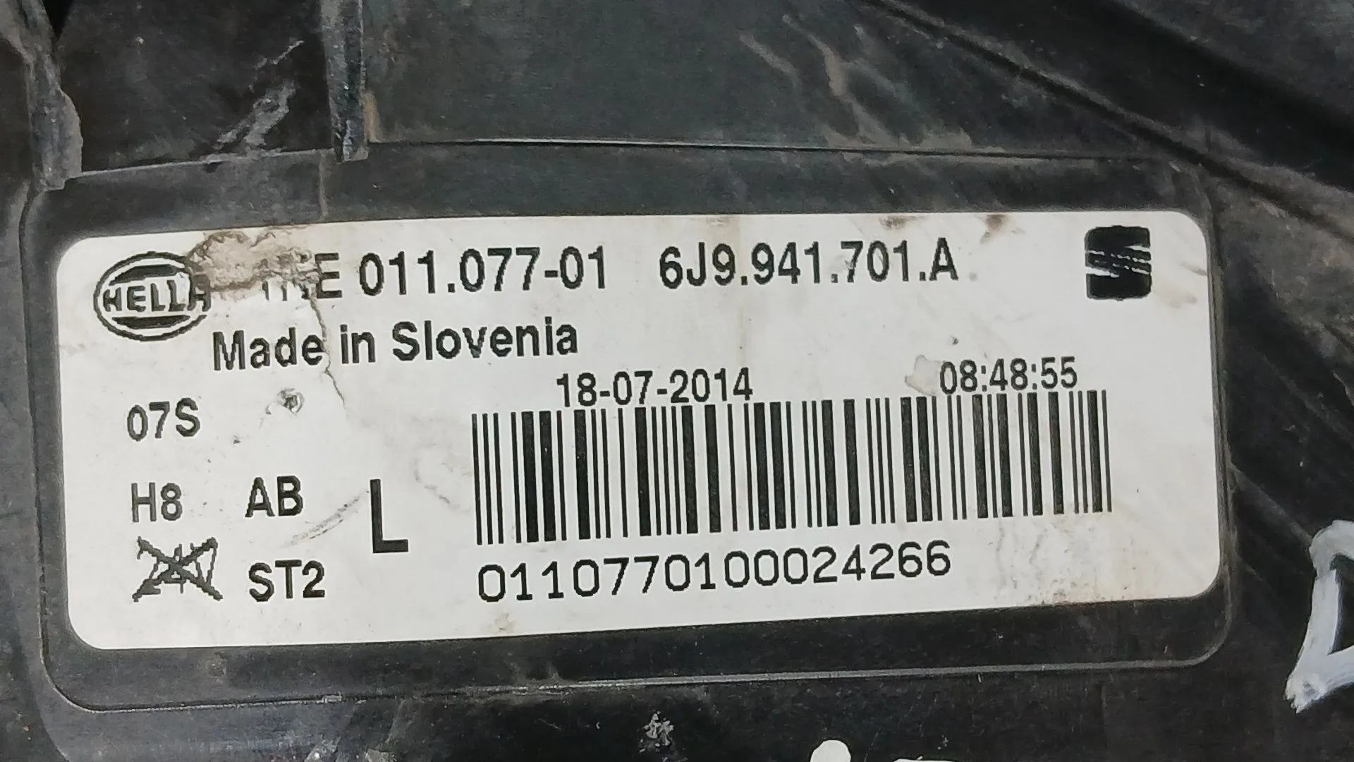 Faro Antiniebla Izquierdo para Seat Leon St (5F8)