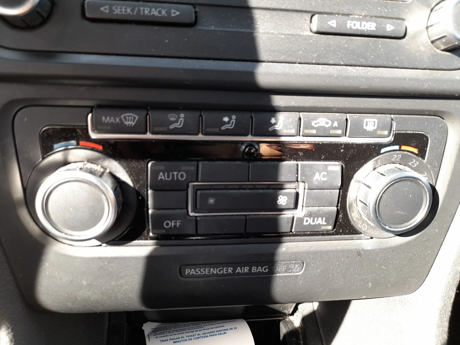 Mando Climatizador para Volkswagen Golf Vi (5K1)