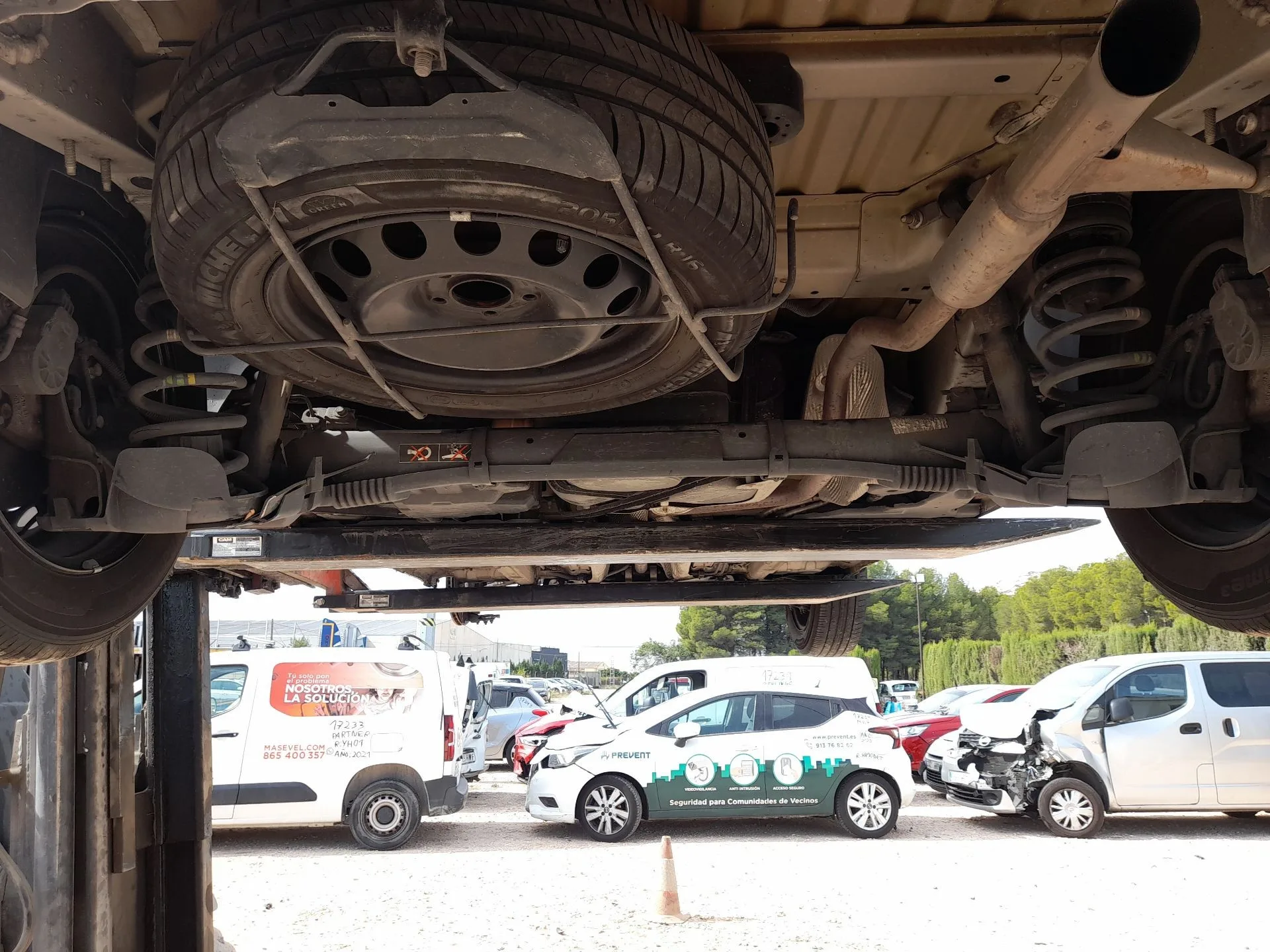 Puente Trasero para Opel Combo Furgoneta/Monovolumen (K9)