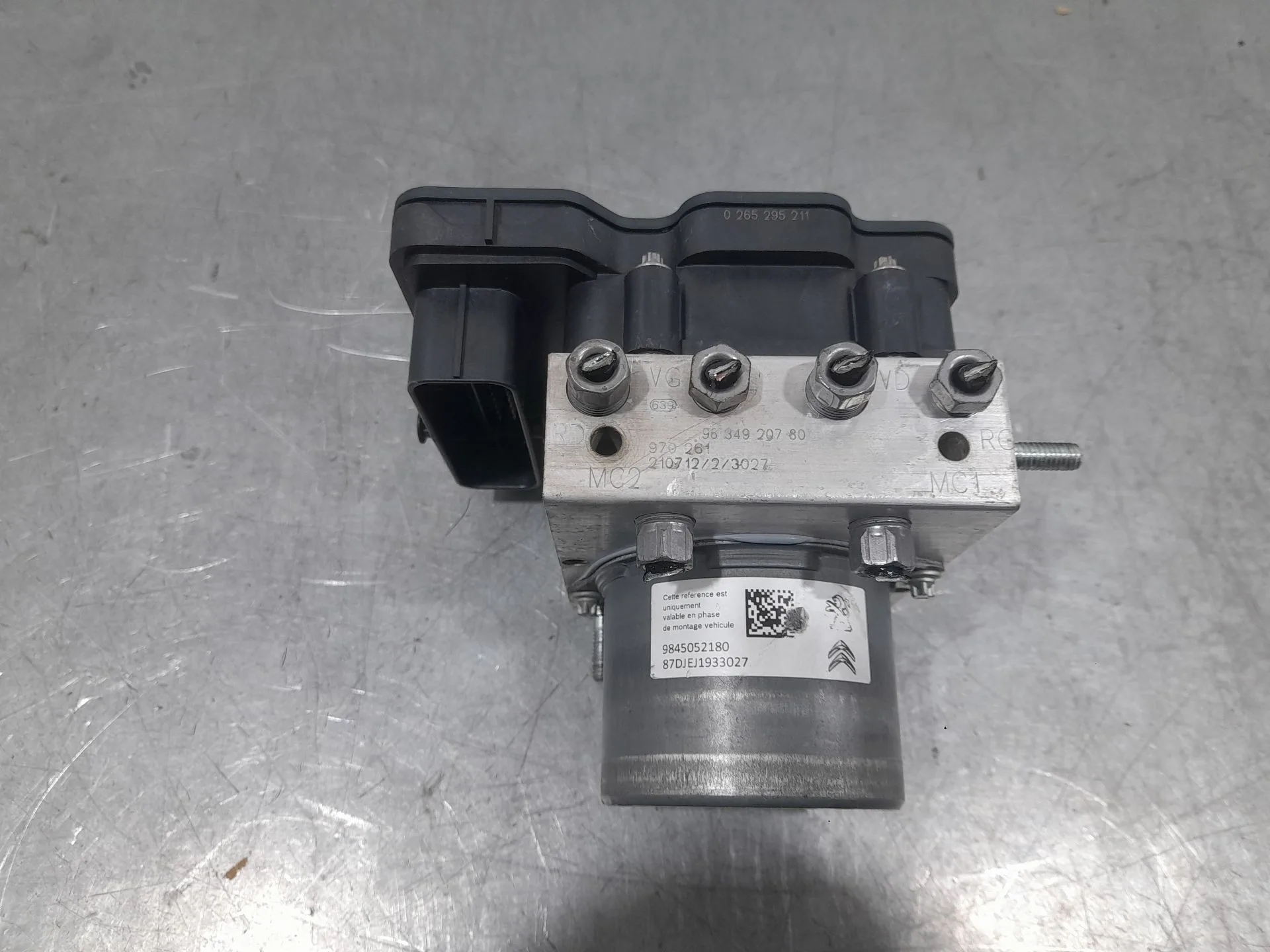 Abs para Peugeot Partner Furgoneta/Monovolumen (K9)