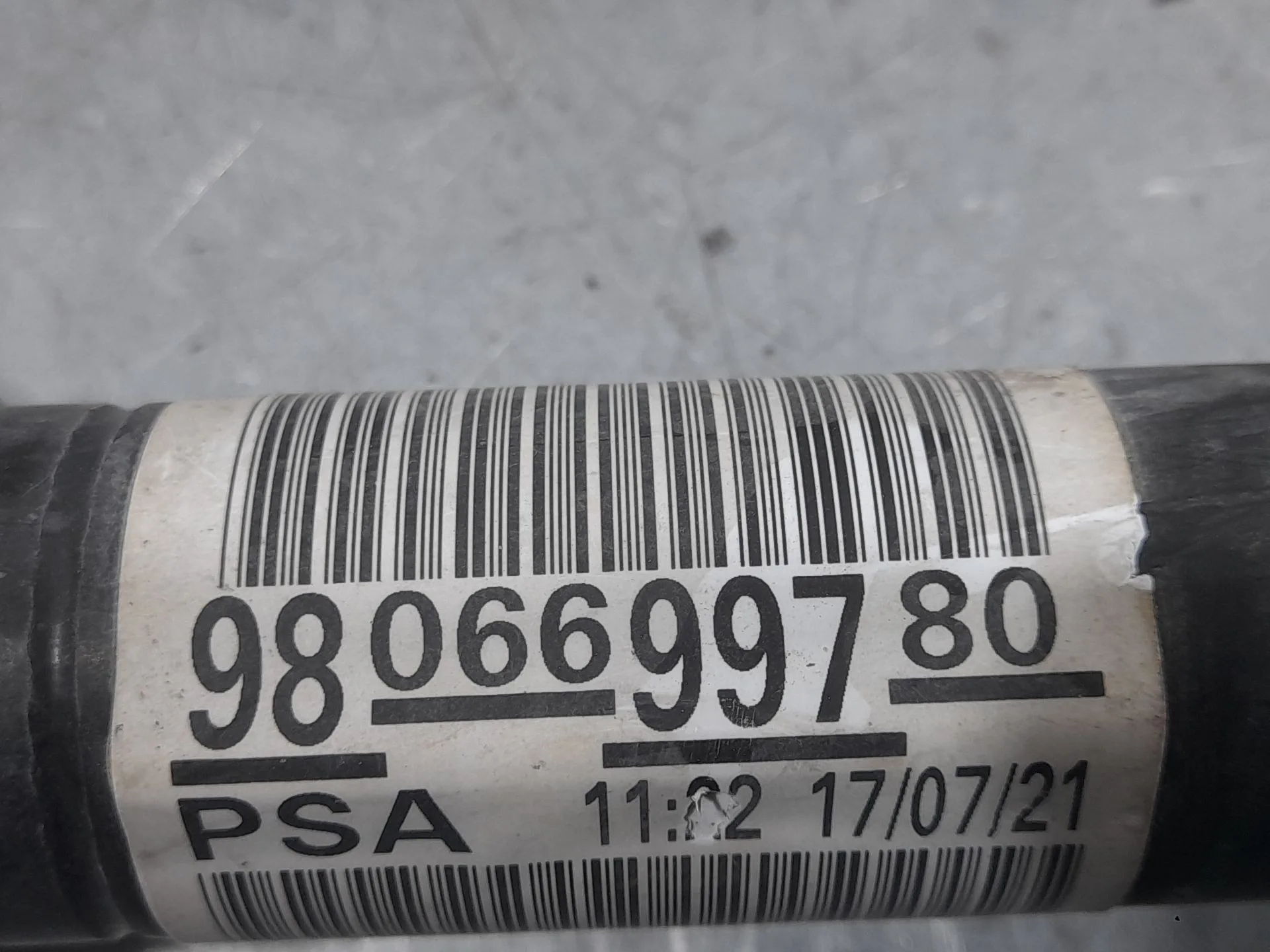 Transmision Delantera Derecha para Peugeot Partner Furgoneta/Monovolumen (K9)