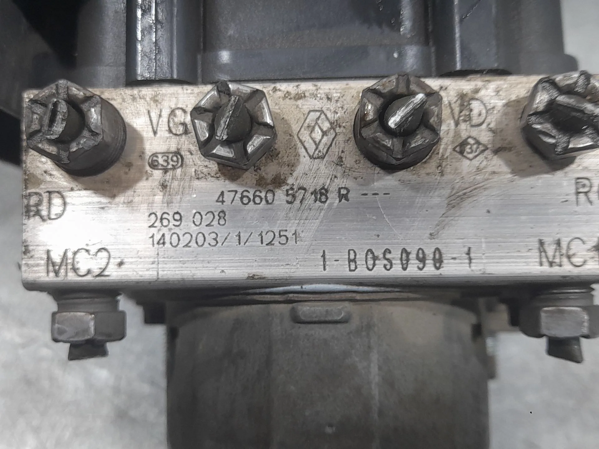 Abs para Renault Kangoo / Grand Kangoo Ii (Kw0/1_)