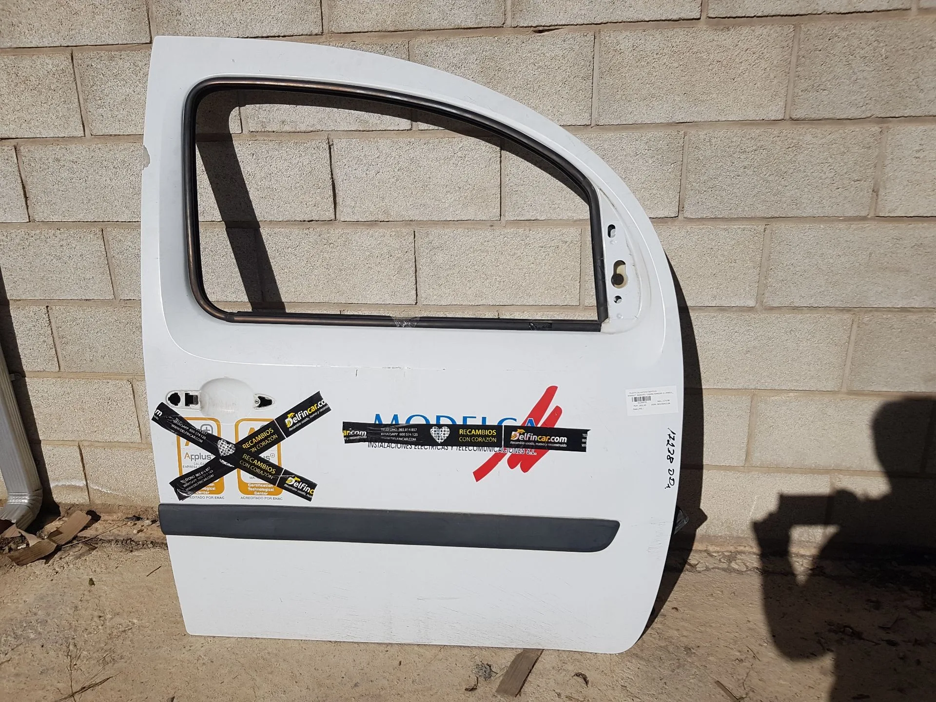 Puerta Delantera Derecha para Renault Kangoo / Grand Kangoo Ii (Kw0/1_)