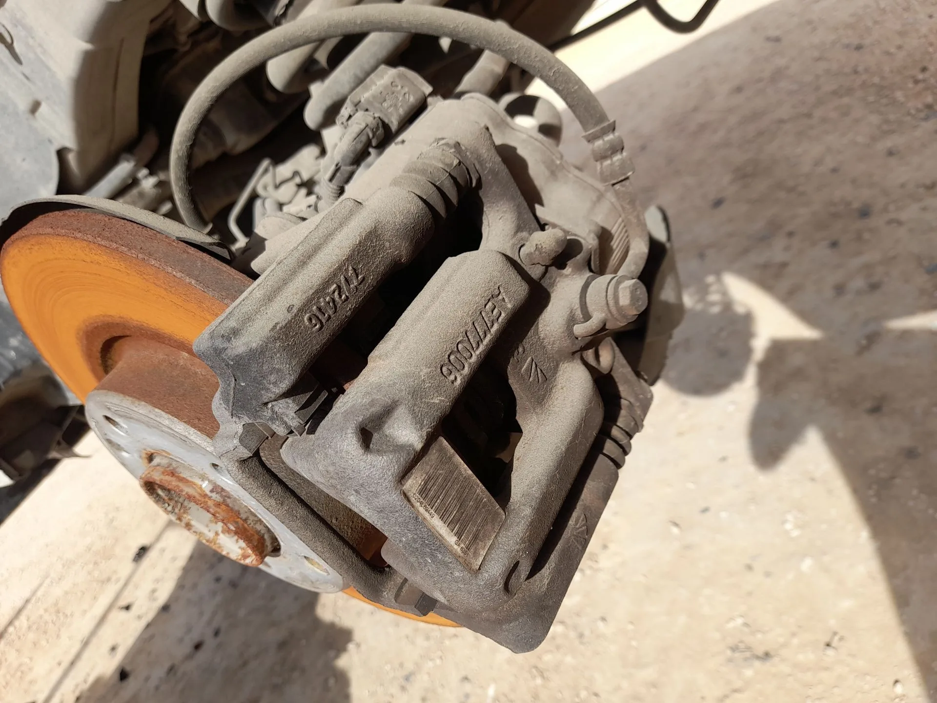 Pinza Freno Trasera Izquierda para Citroën Berlingo Furgoneta/Monovolumen (K9)