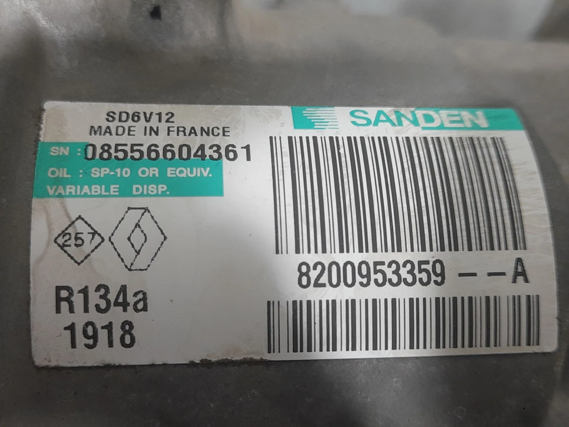 Compresor Aire Acondicionado para Renault Clio Iii (Br0/1, Cr0/1)