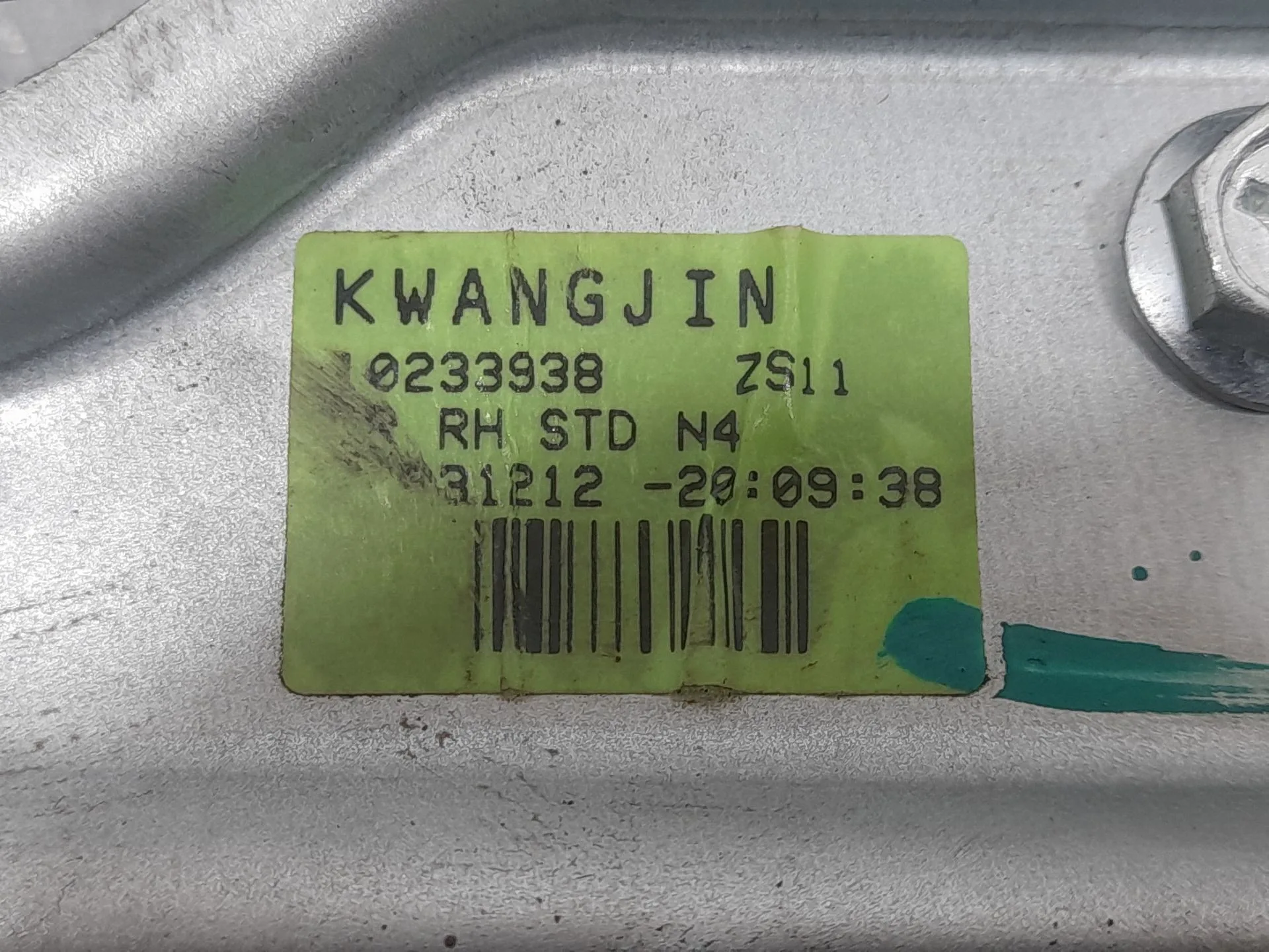 Elevalunas Trasero Derecho para Mg Zs Suv (Azs1)