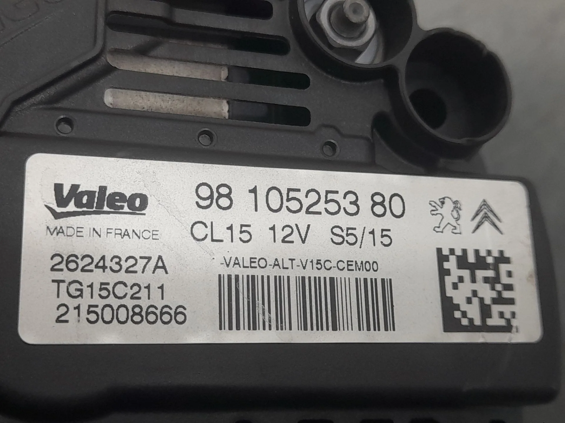 Alternador para Citroën C4 Ii (Nc_)