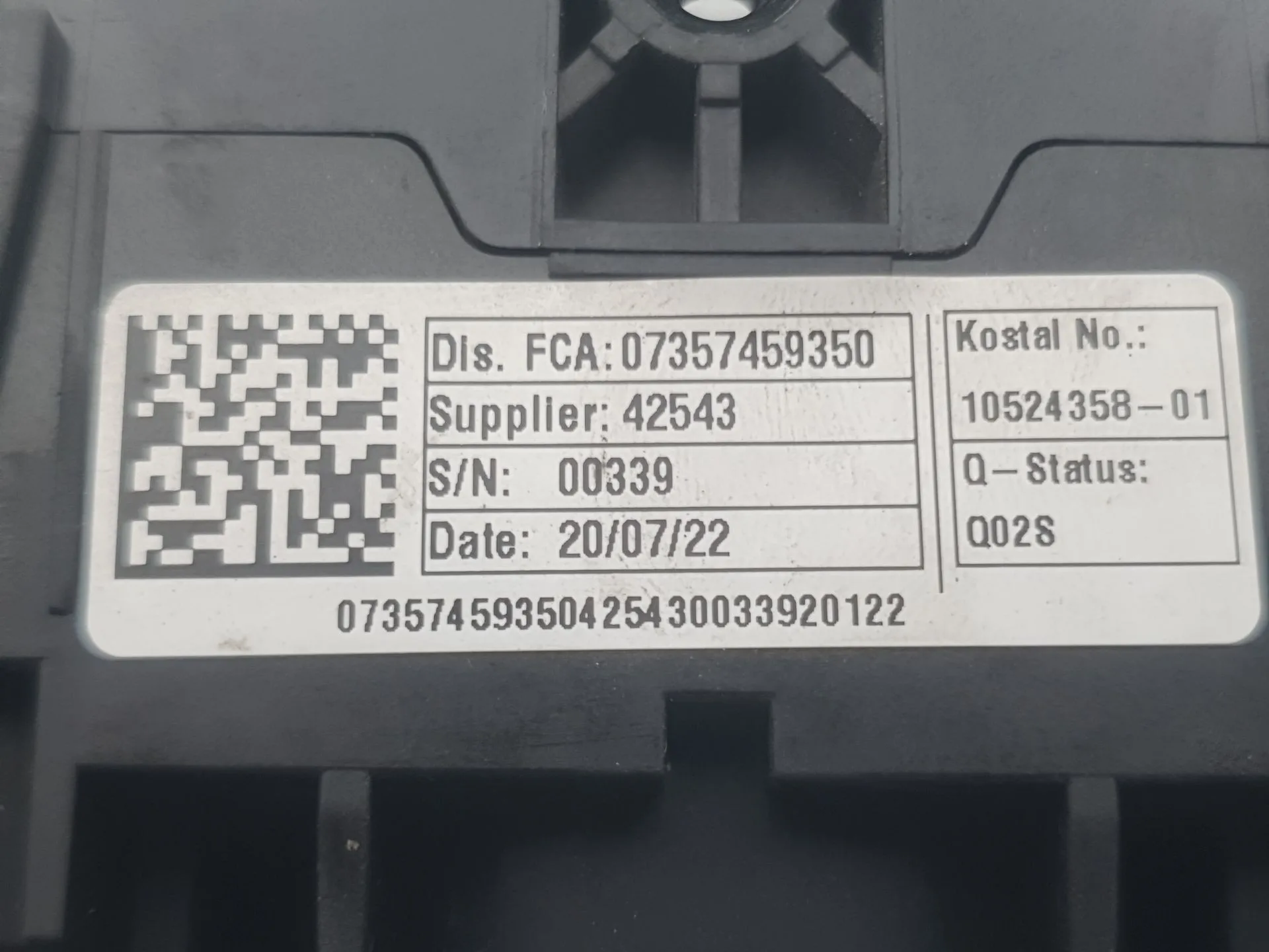 Mando Luces Y Limpia para Fiat 500E (332_)
