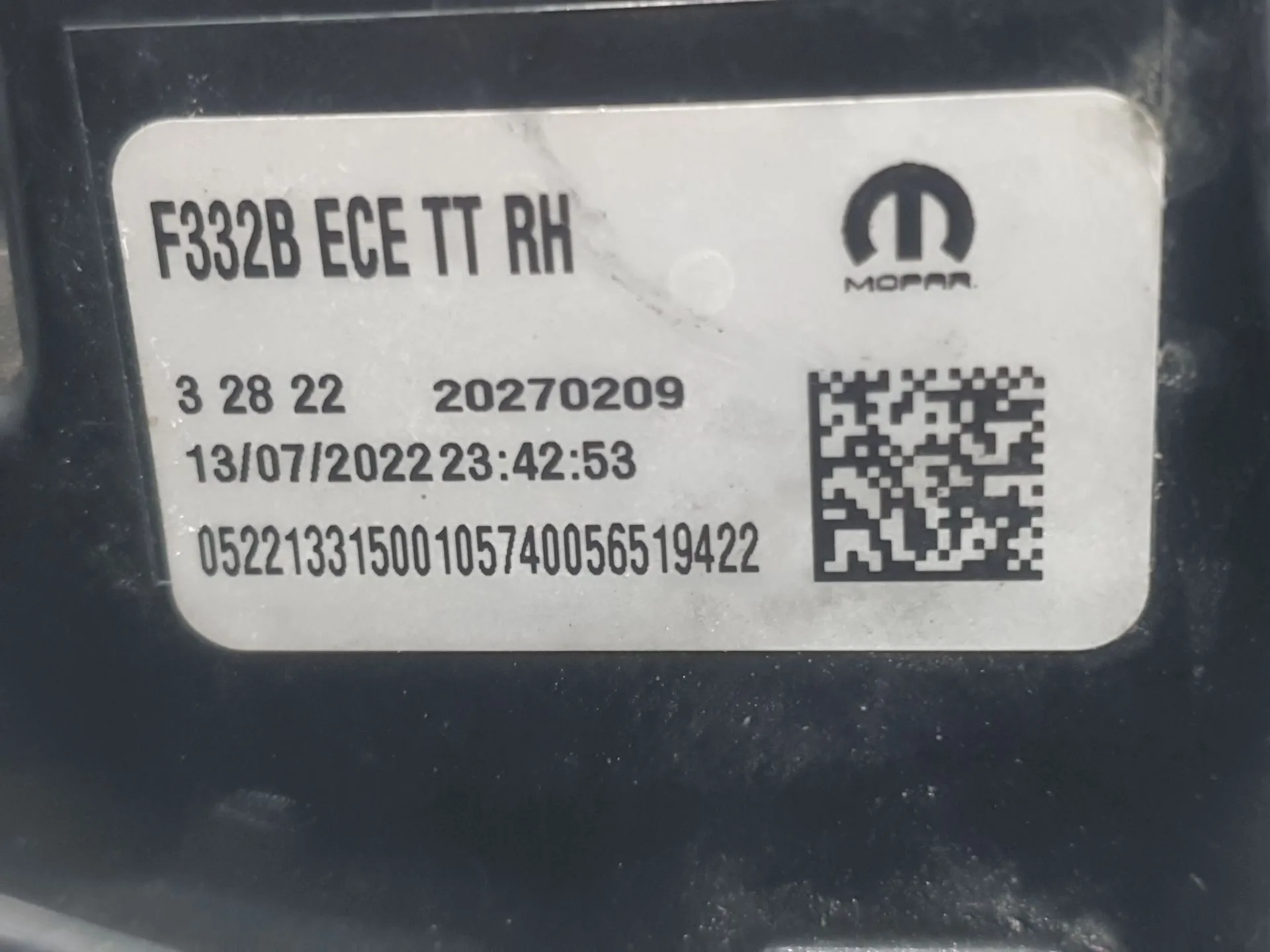 Piloto Trasero Derecho para Fiat 500E (332_)