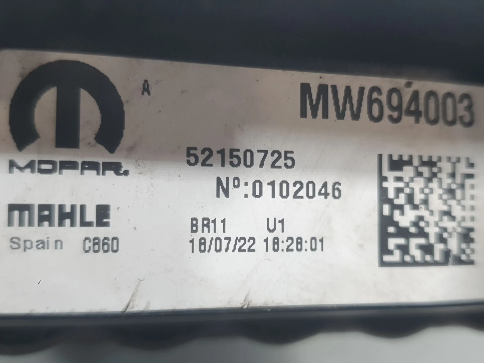Radiador Agua para Fiat 500E (332_)
