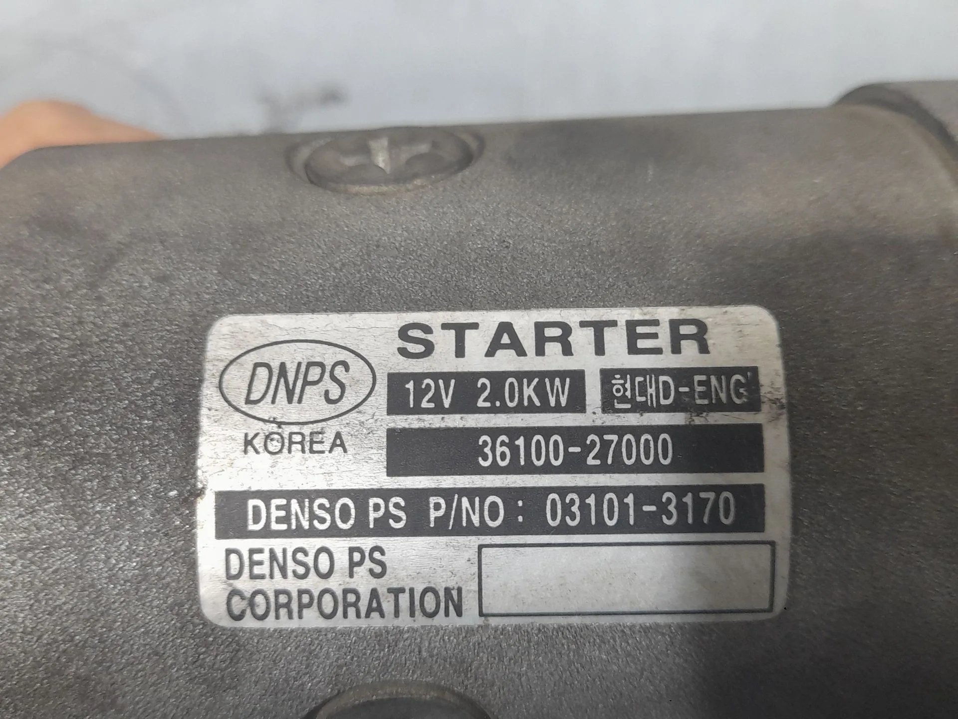 Motor Arranque para Kia Cerato I Sedan (Ld)