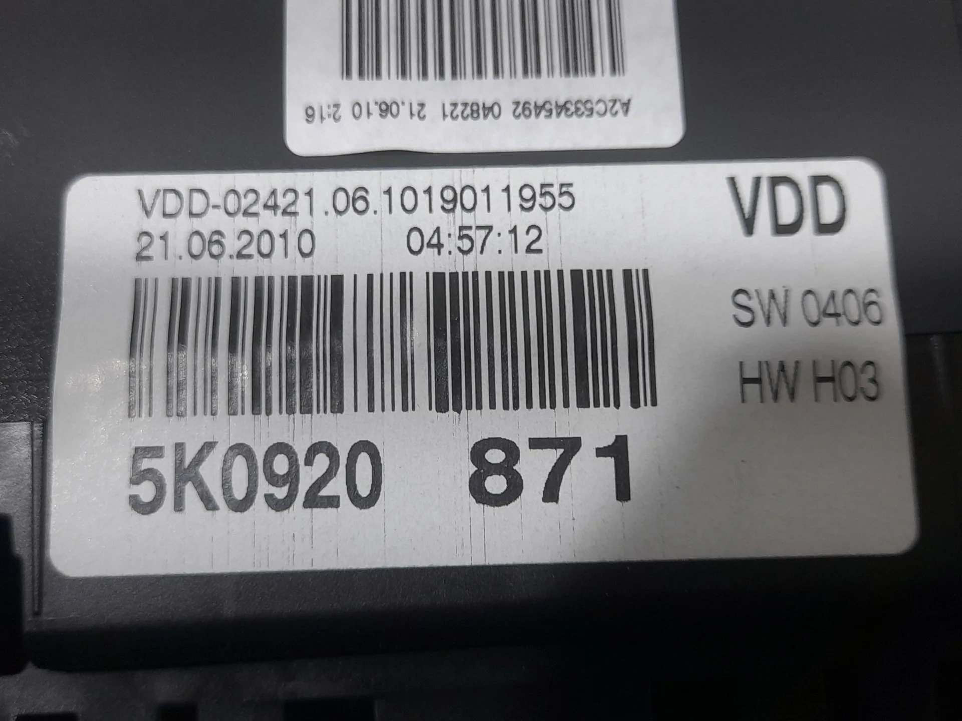 Cuadro Instrumentos para Volkswagen Golf Vi (5K1)