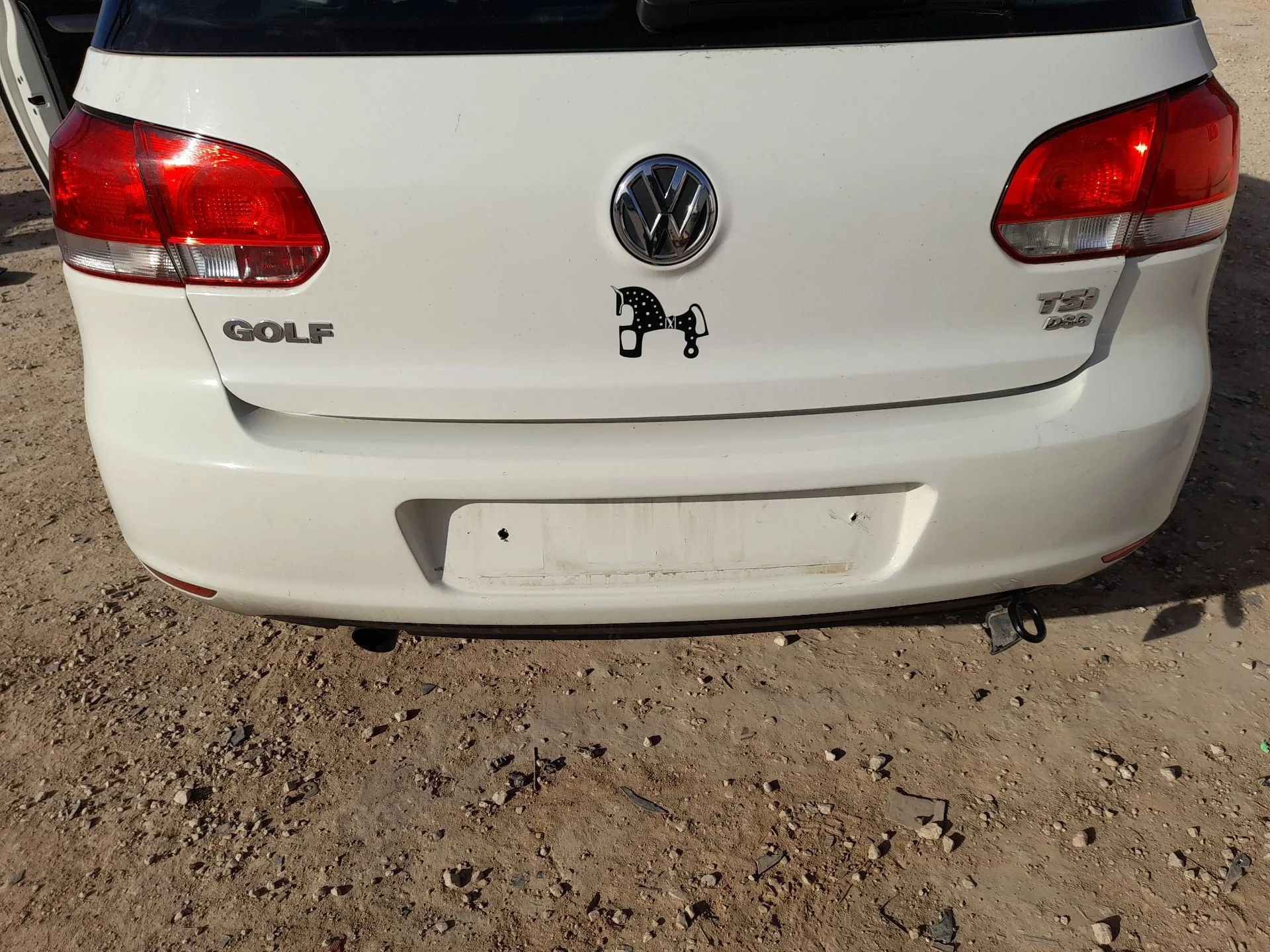 Paragolpes Trasero para Volkswagen Golf Vi (5K1)
