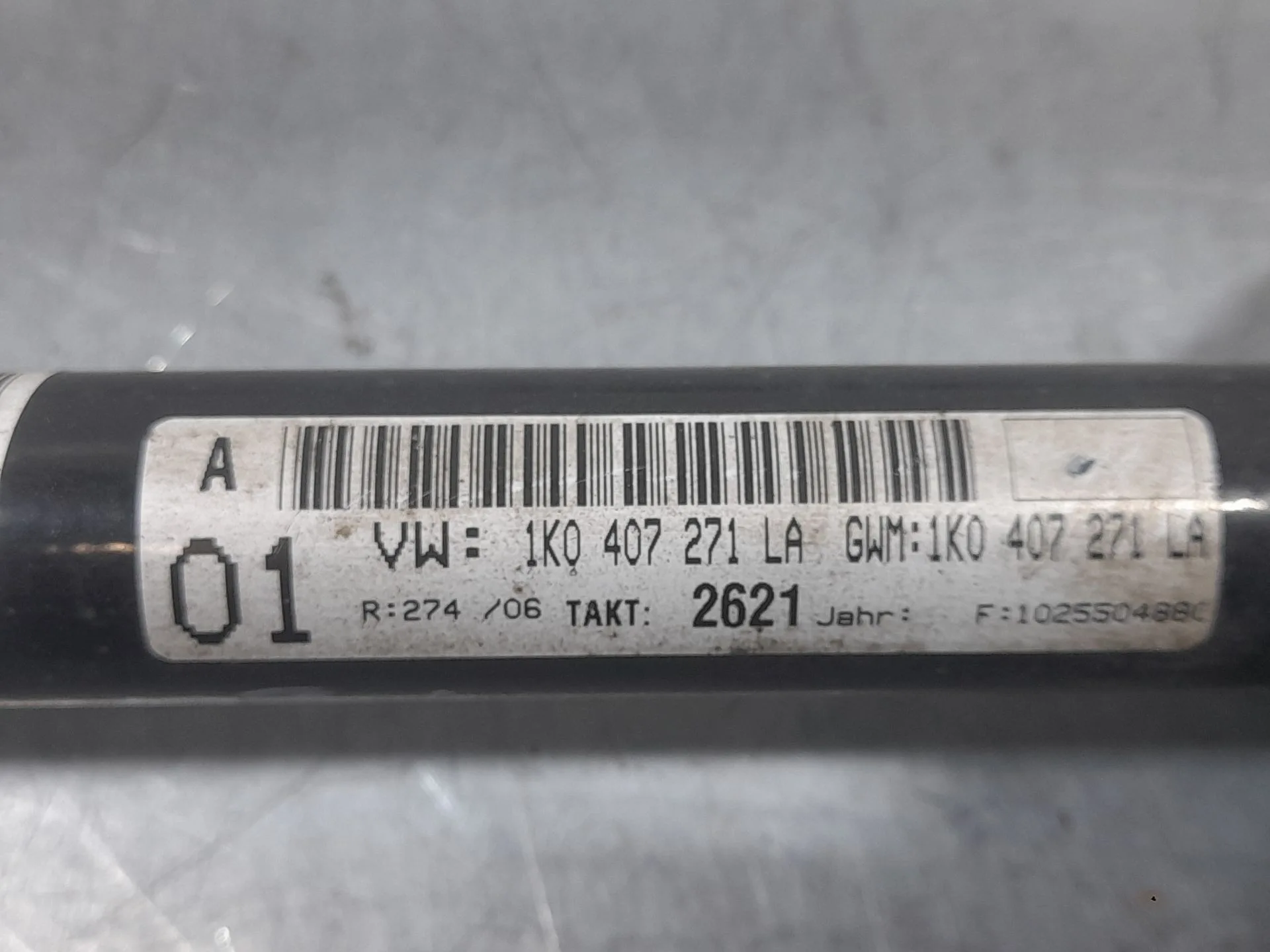 Transmision Delantera Izquierda para Volkswagen Golf Vi (5K1)