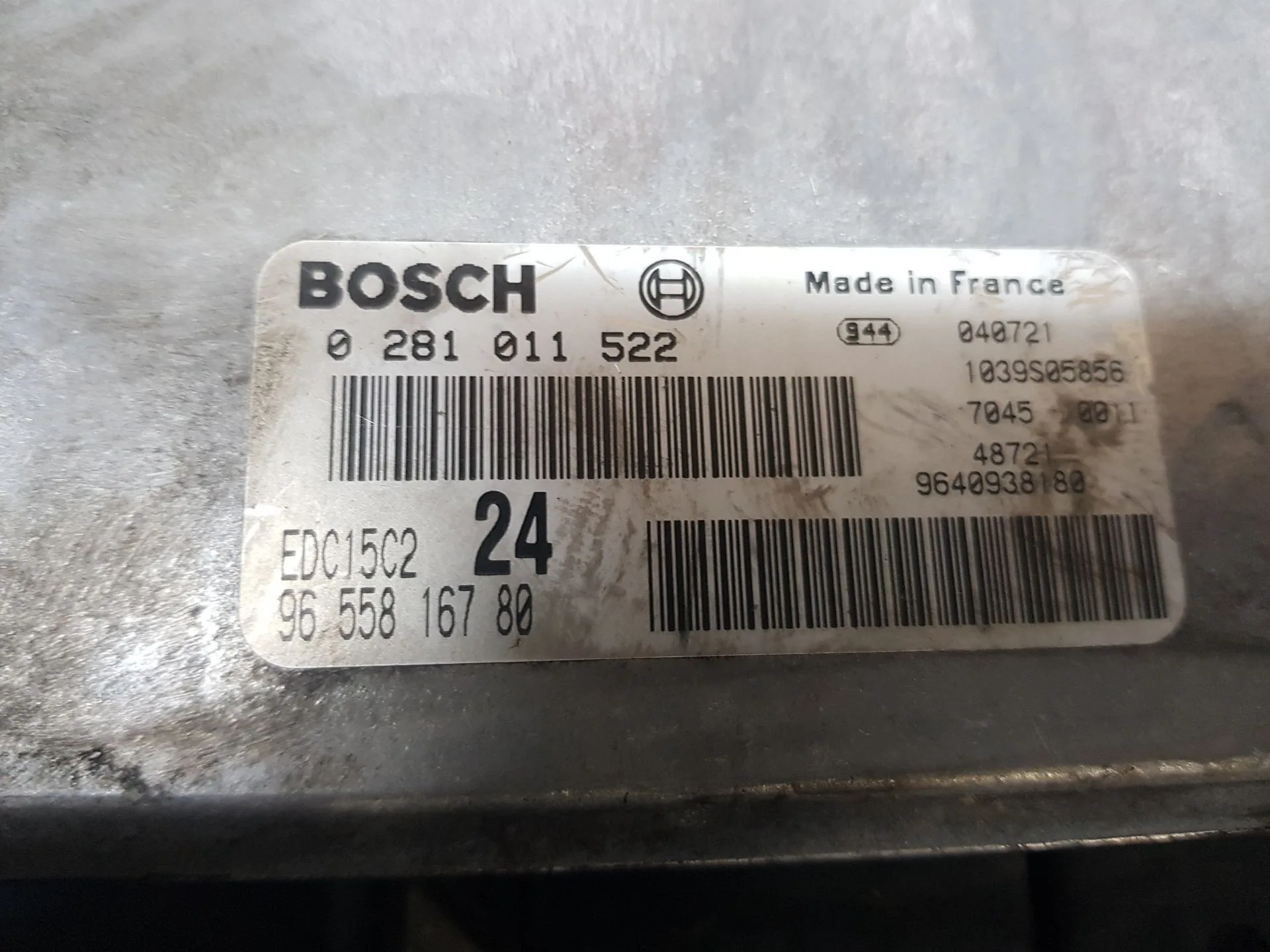 Centralita Motor Uce para Peugeot 807 (Eb_)