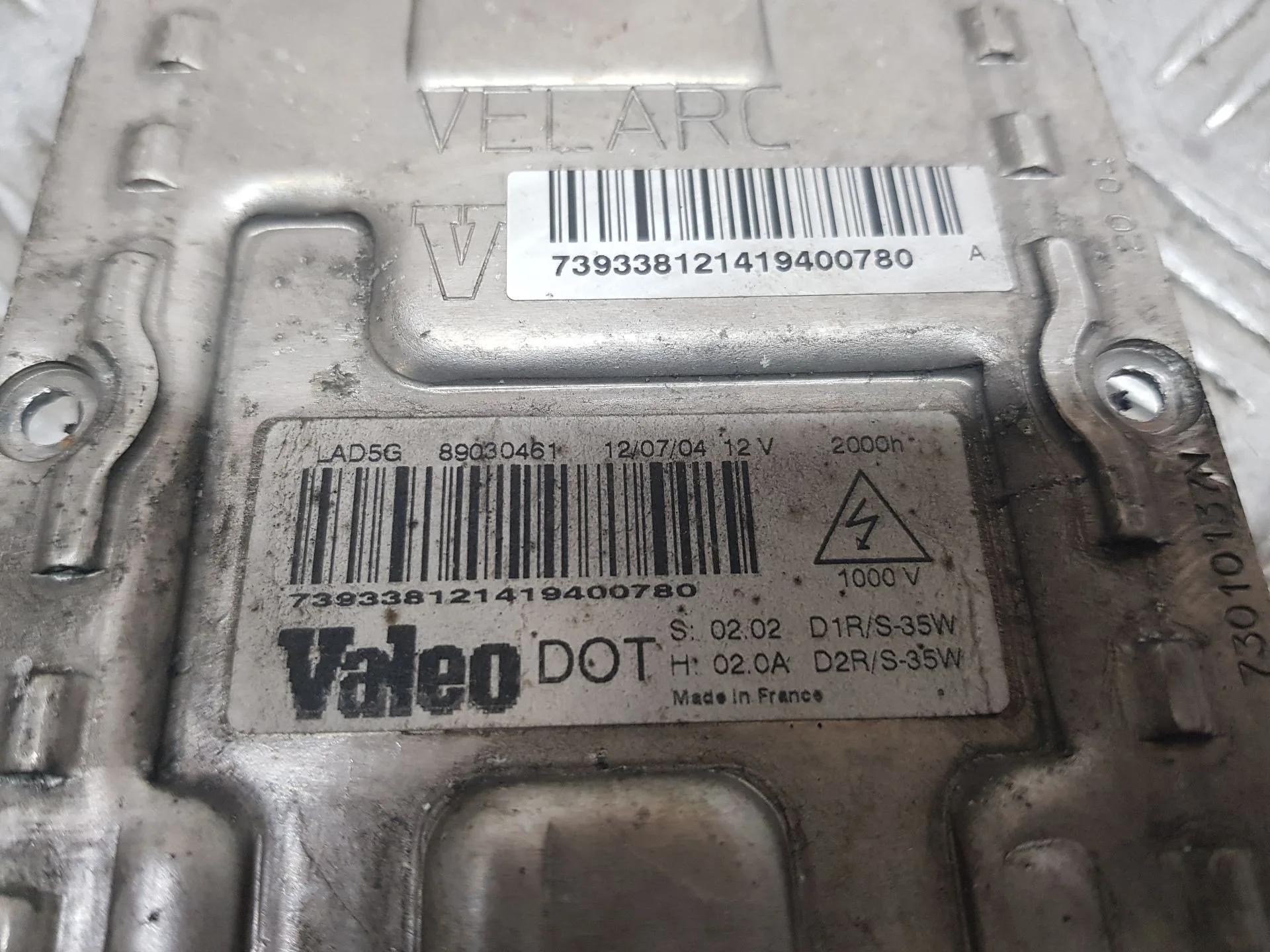 Centralita Faro para Peugeot 807 (Eb_)