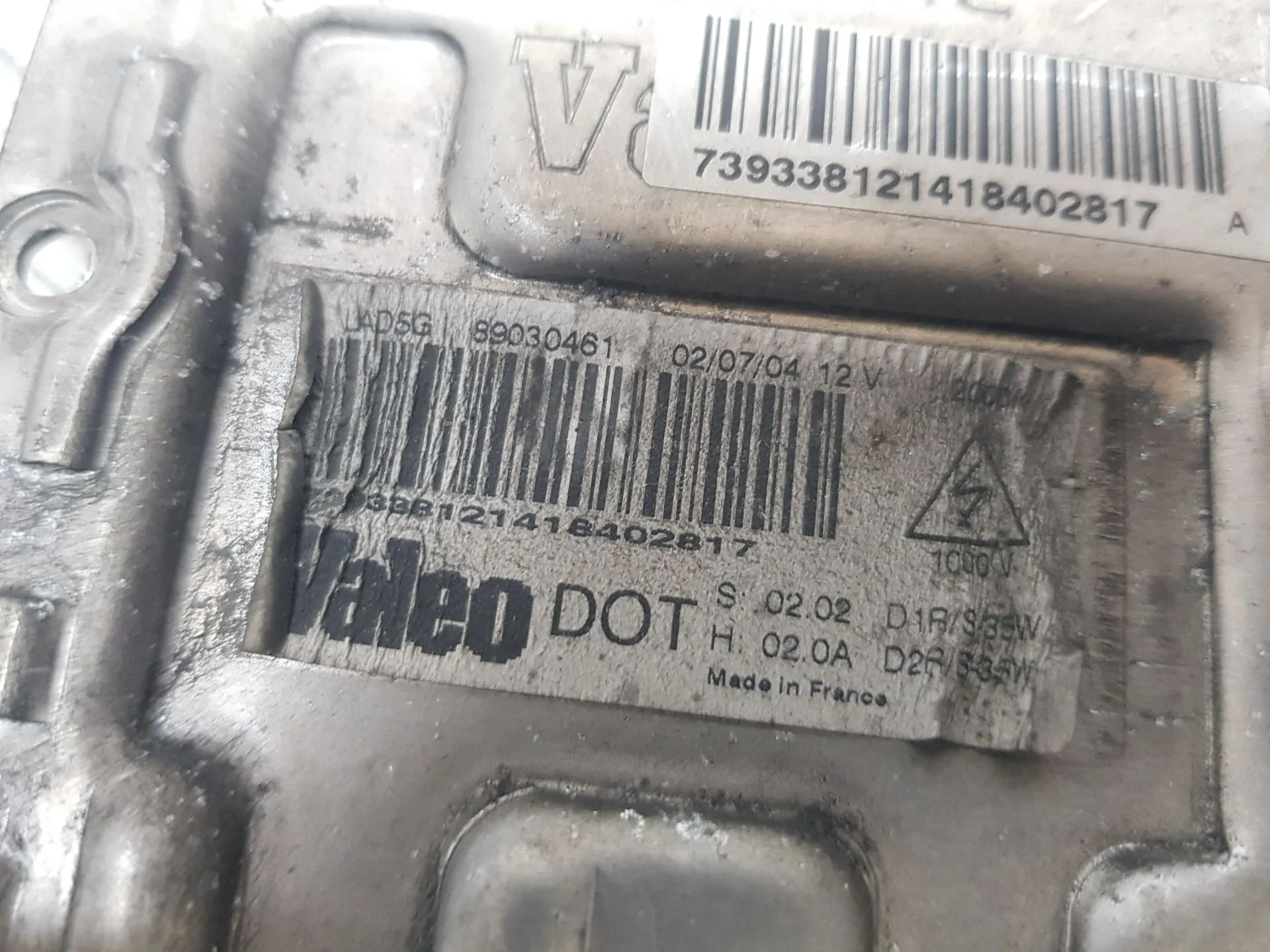 Centralita Faro para Peugeot 807 (Eb_)