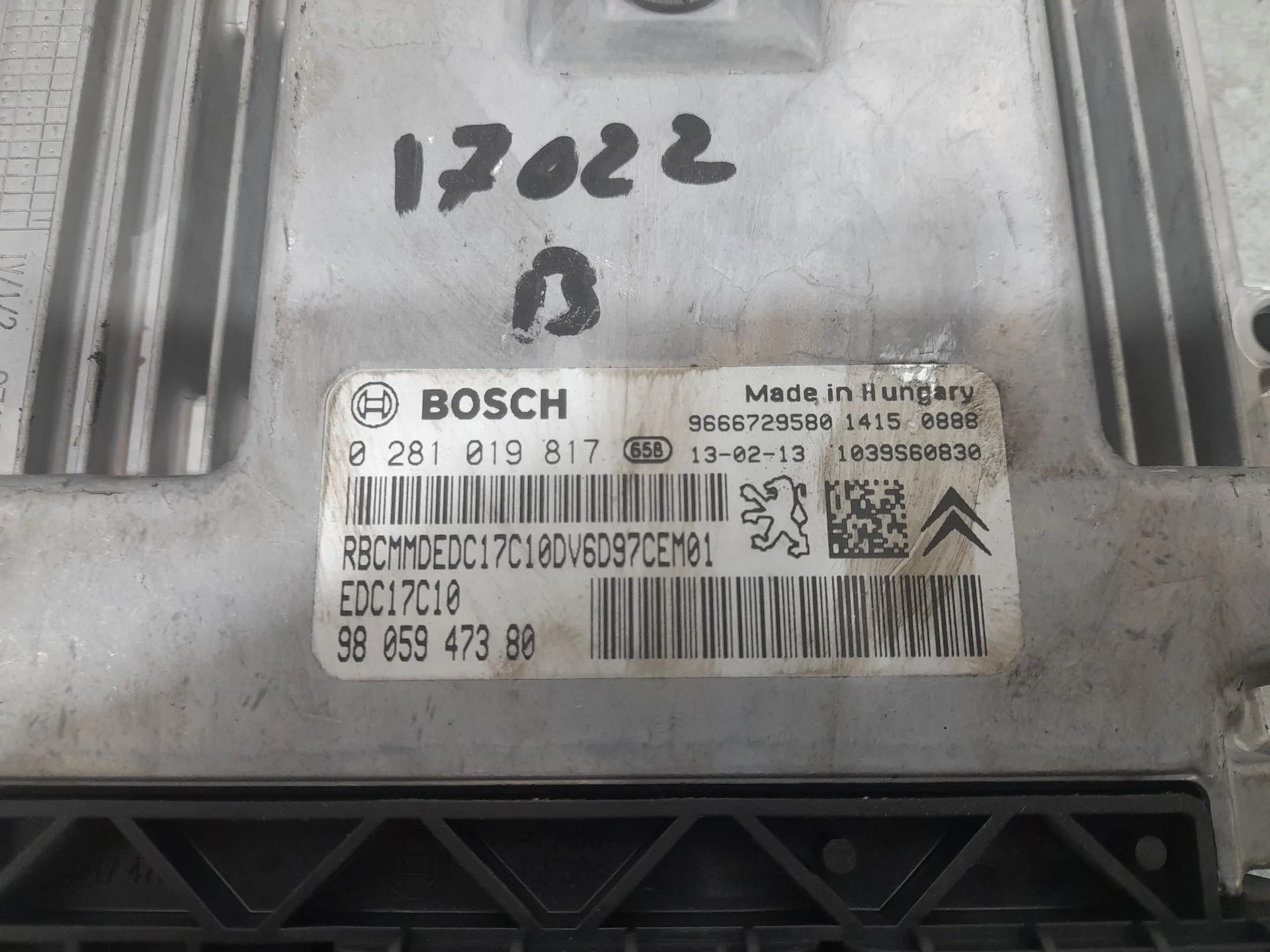 Centralita Motor Uce para Peugeot 308 I (4A_, 4C_)