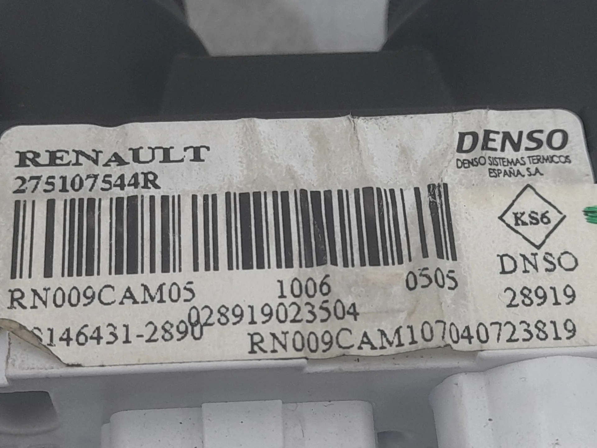 Mando Calefaccion / Aire Acondicionado para Renault Clio V (B7_)