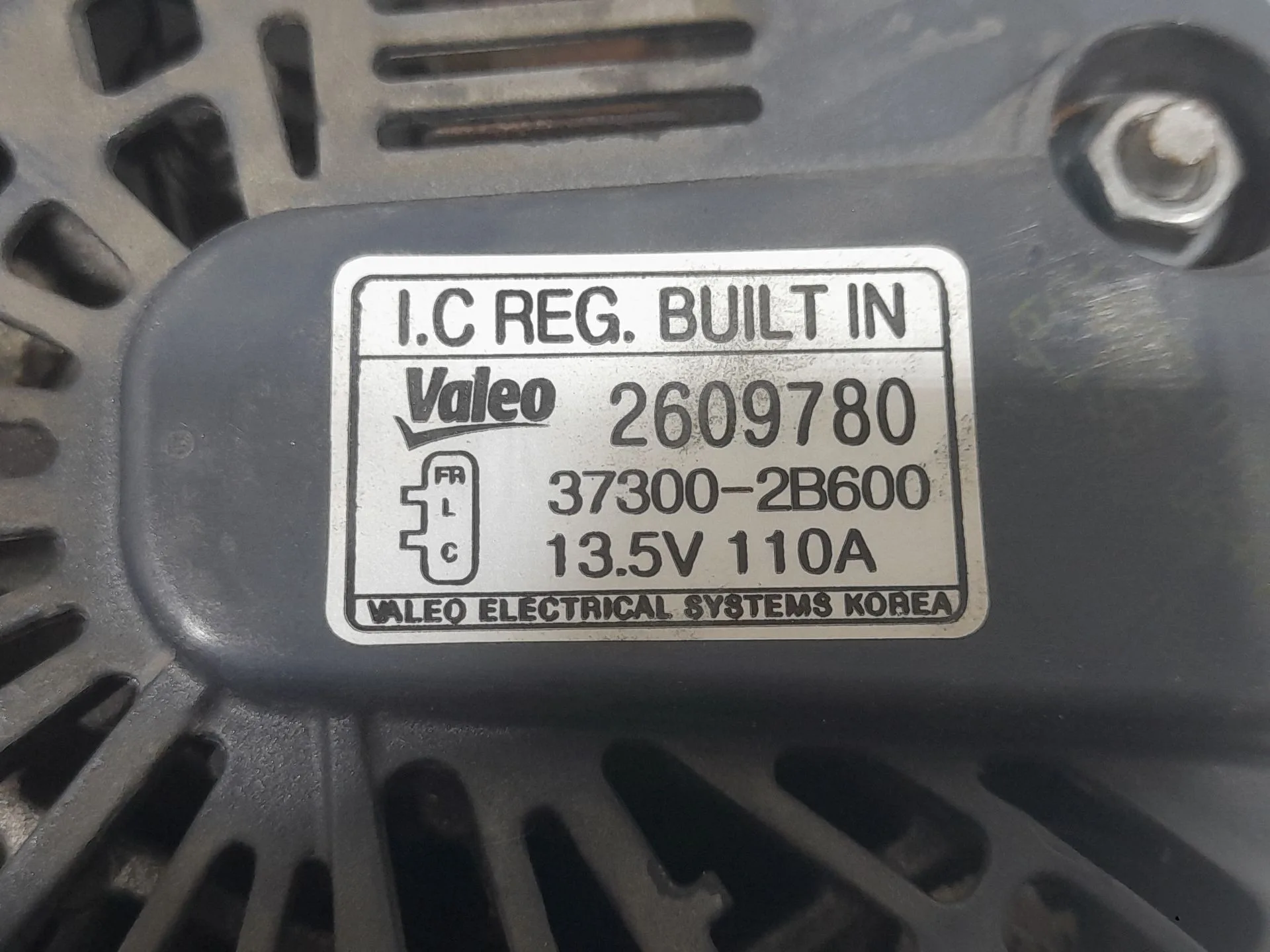 Alternador para Hyundai Ix35 (Lm, El, Elh)