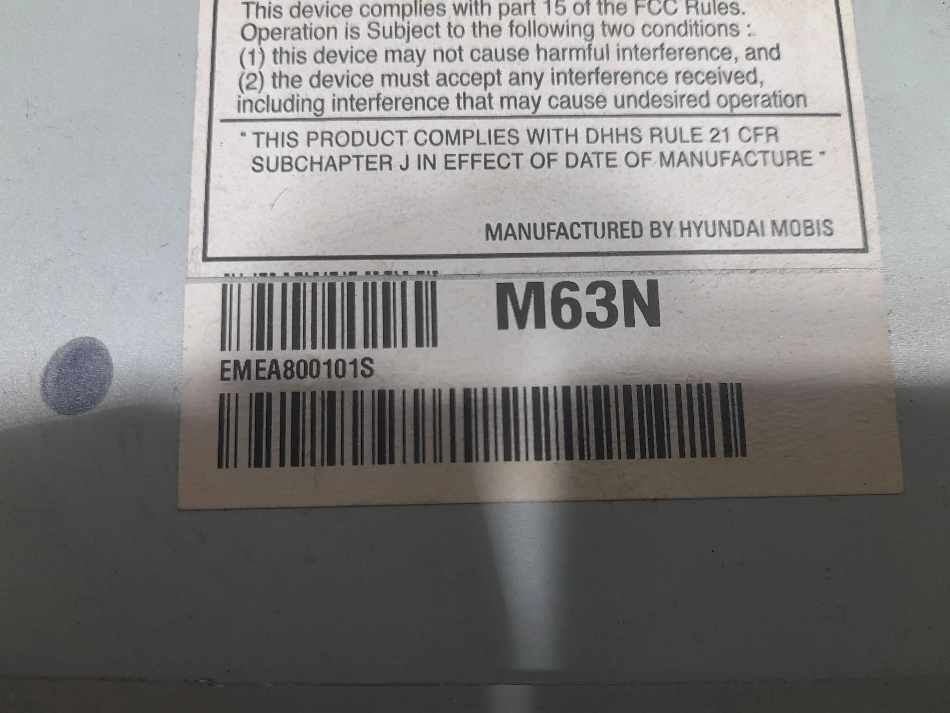 Sistema Audio / Radio Cd para Hyundai Ix35 (Lm, El, Elh)