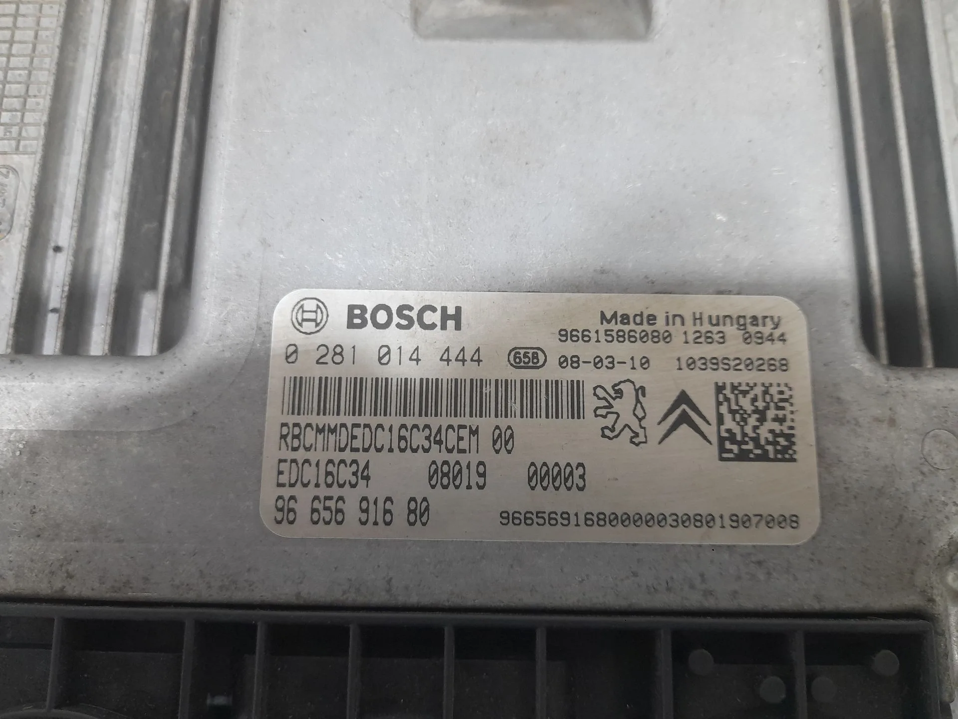 Centralita Motor Uce para Citroën Nemo Monospace