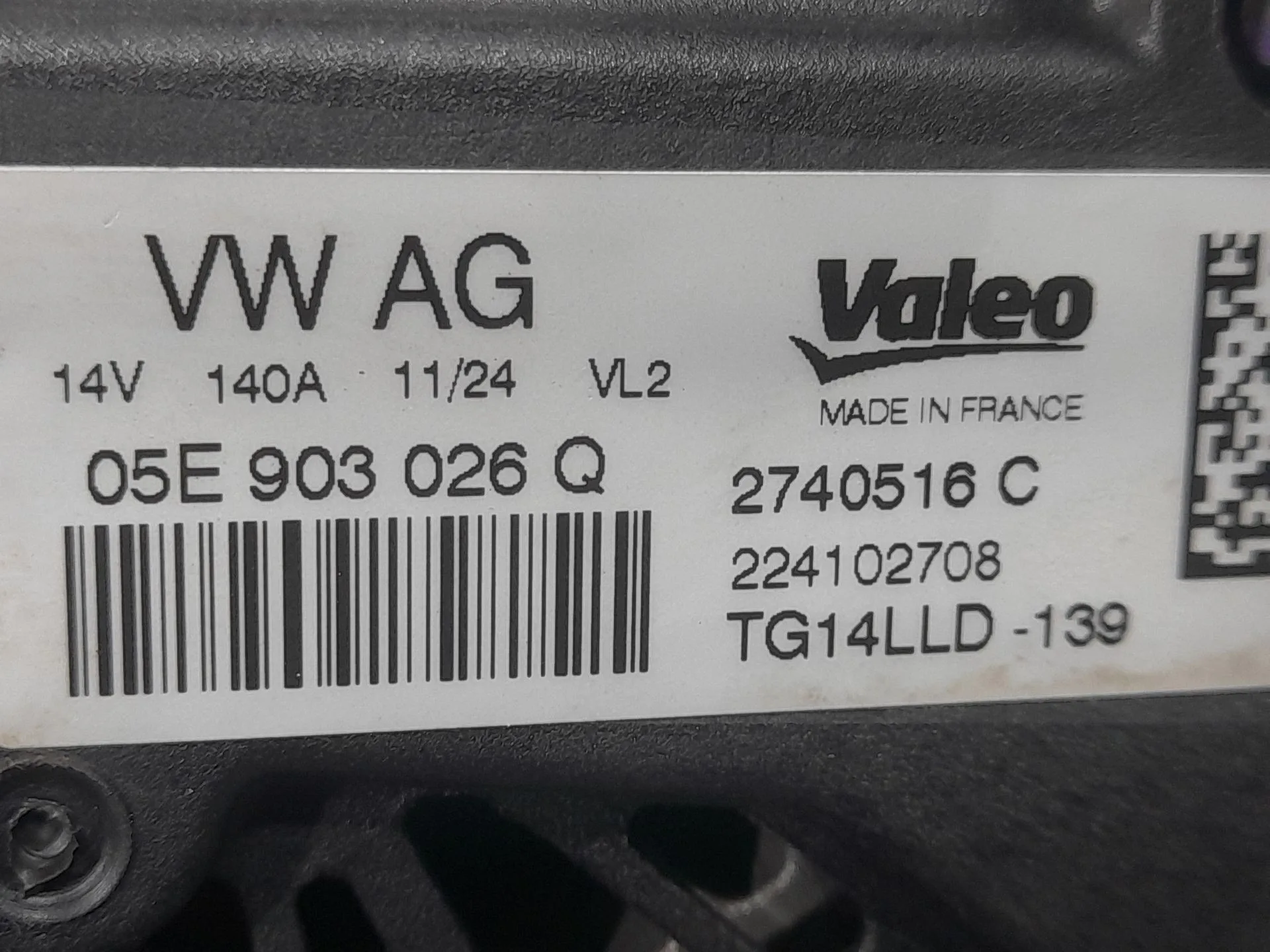 Alternador para Skoda Fabia Iv (Pj3)