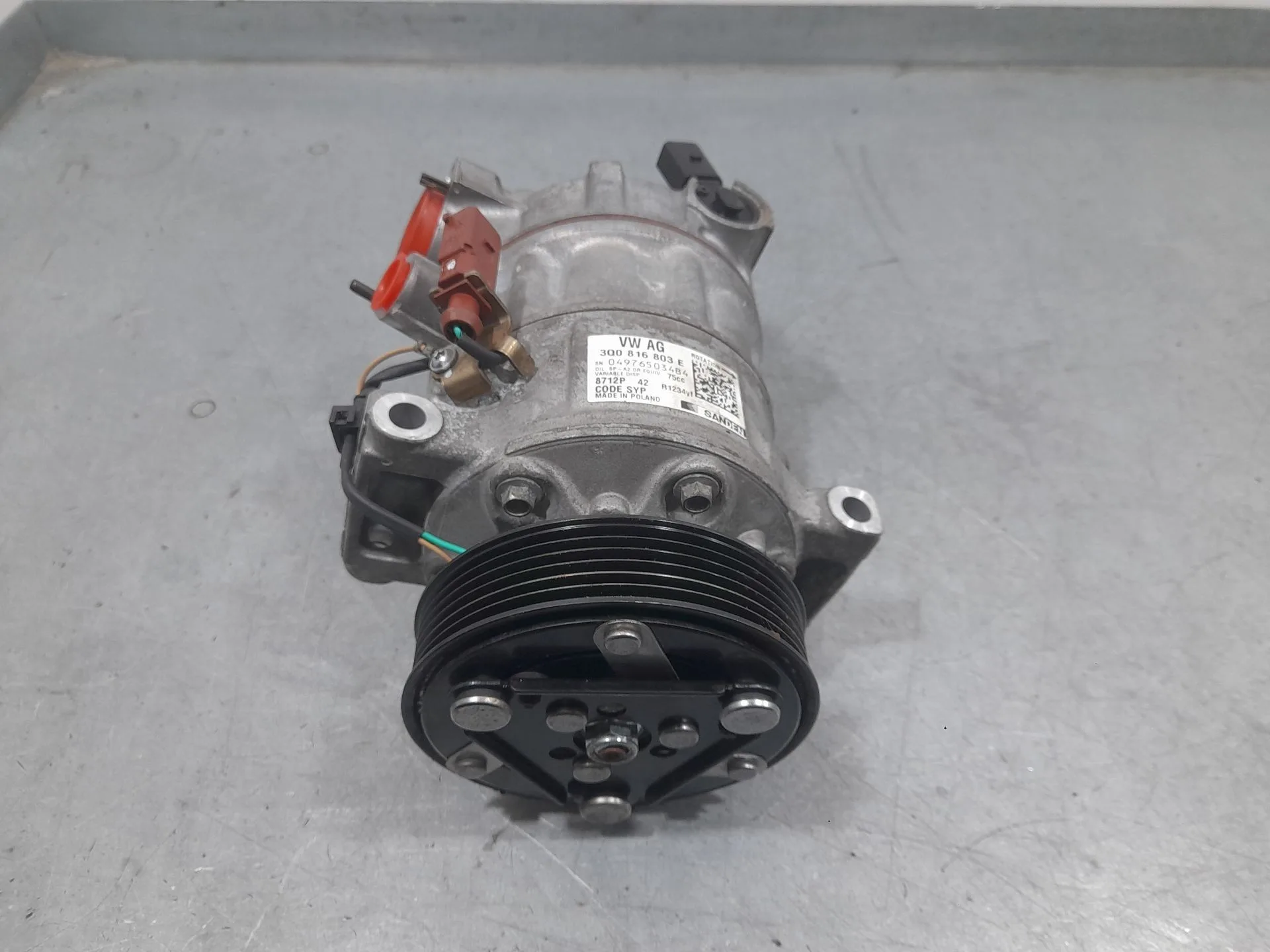 Compresor Aire Acondicionado para Skoda Fabia Iv (Pj3)