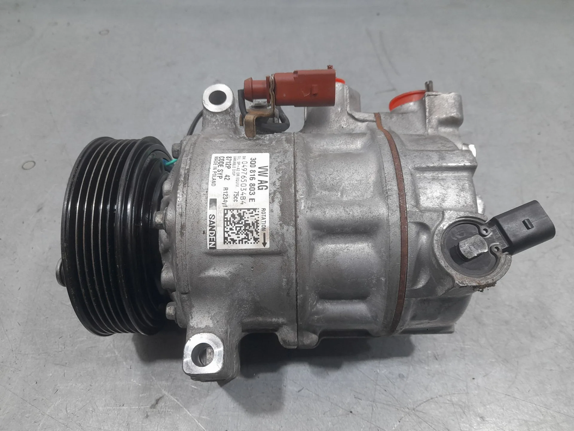 Compresor Aire Acondicionado para Skoda Fabia Iv (Pj3)