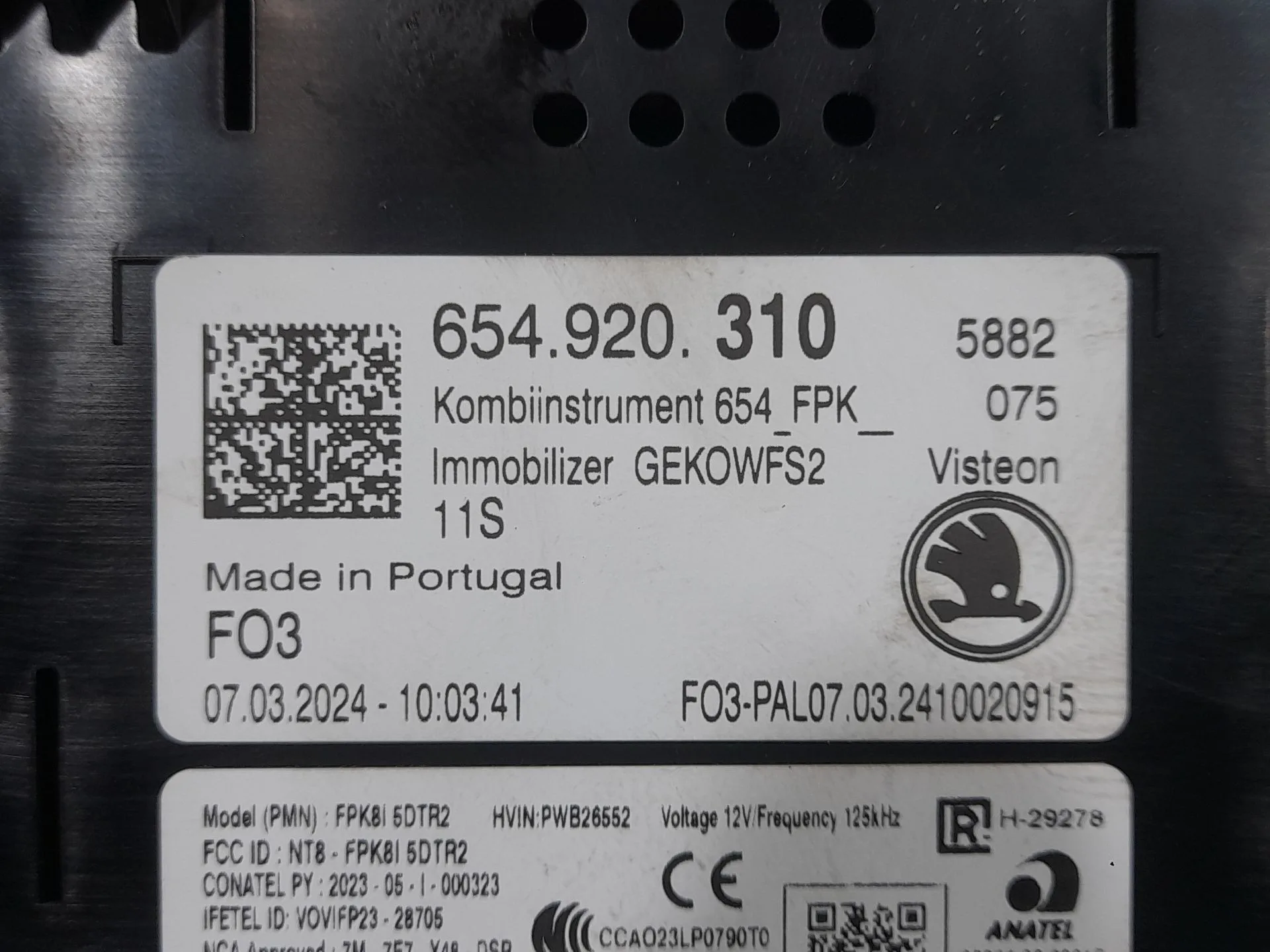 Cuadro Instrumentos para Skoda Fabia Iv (Pj3)