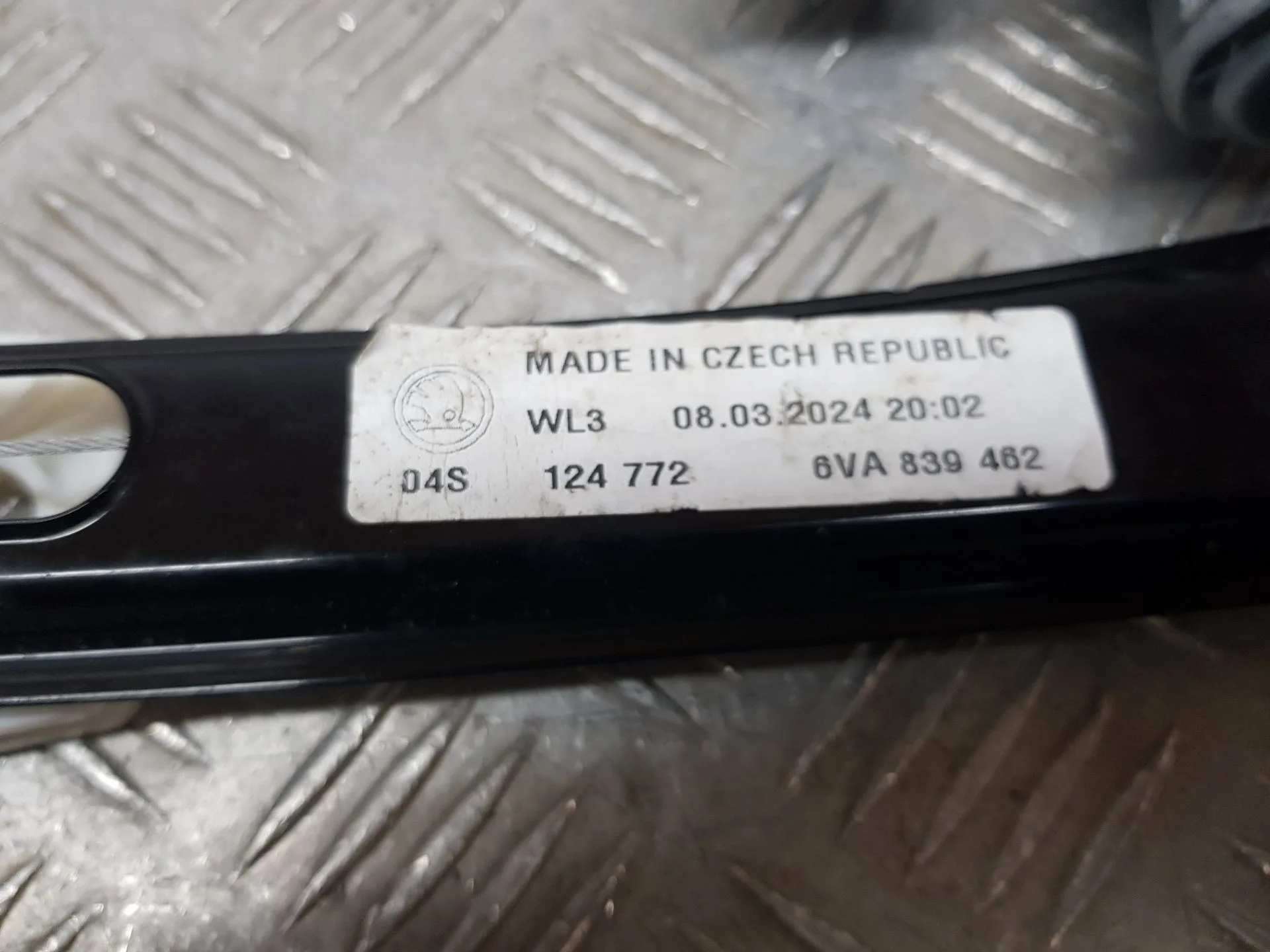 Elevalunas Trasero Derecho para Skoda Fabia Iv (Pj3)