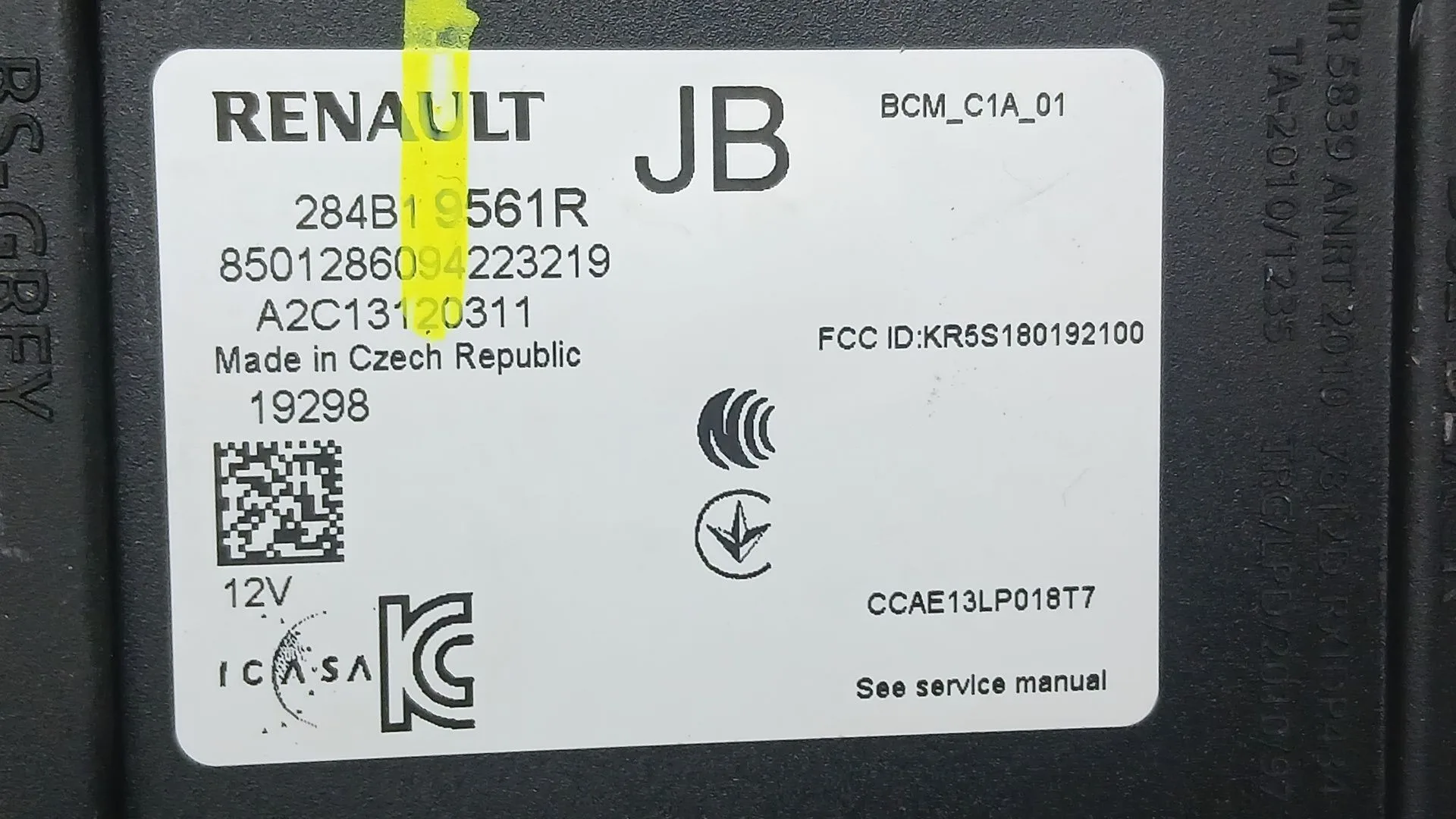 Caja Reles / Fusibles para Renault Clio V (B7_)