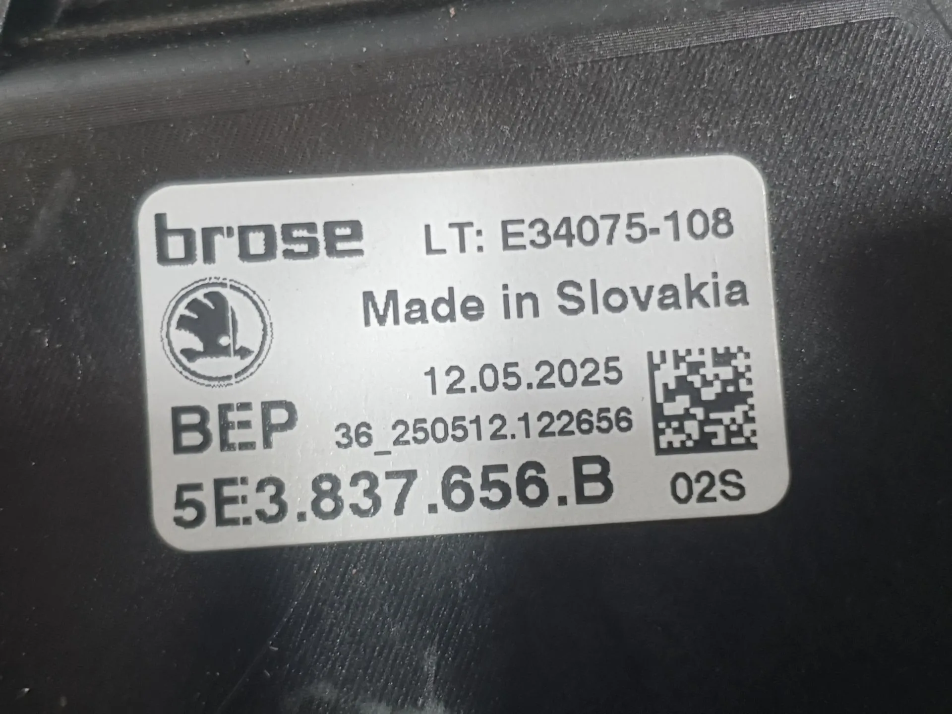 Elevalunas Delantero Derecho para Skoda Octavia Iv (Nx3, Nn3, Pv3)