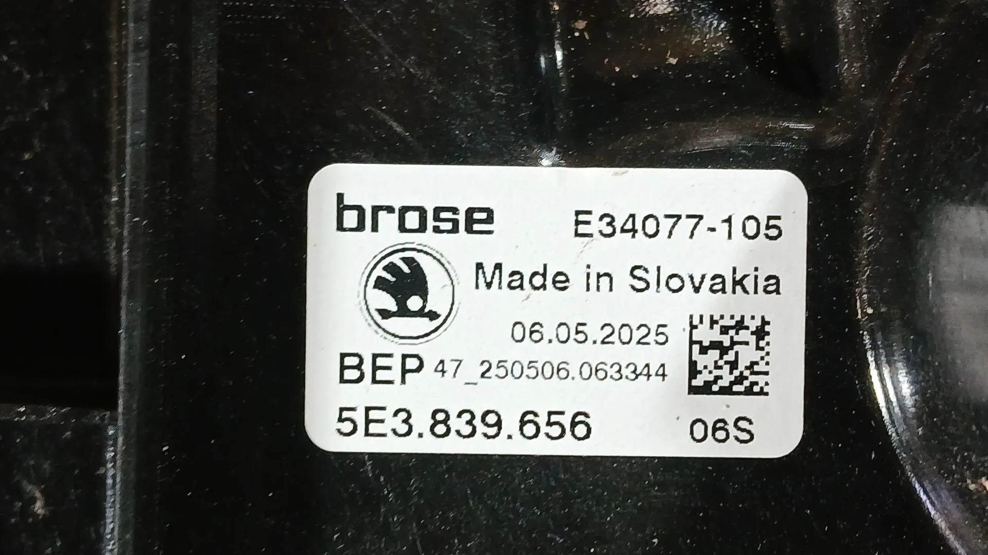 Elevalunas Trasero Derecho para Skoda Octavia Iv (Nx3, Nn3, Pv3)
