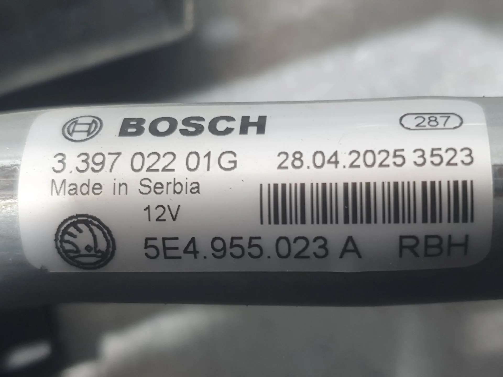 Motor Limpia Delantero para Skoda Octavia Iv (Nx3, Nn3, Pv3)