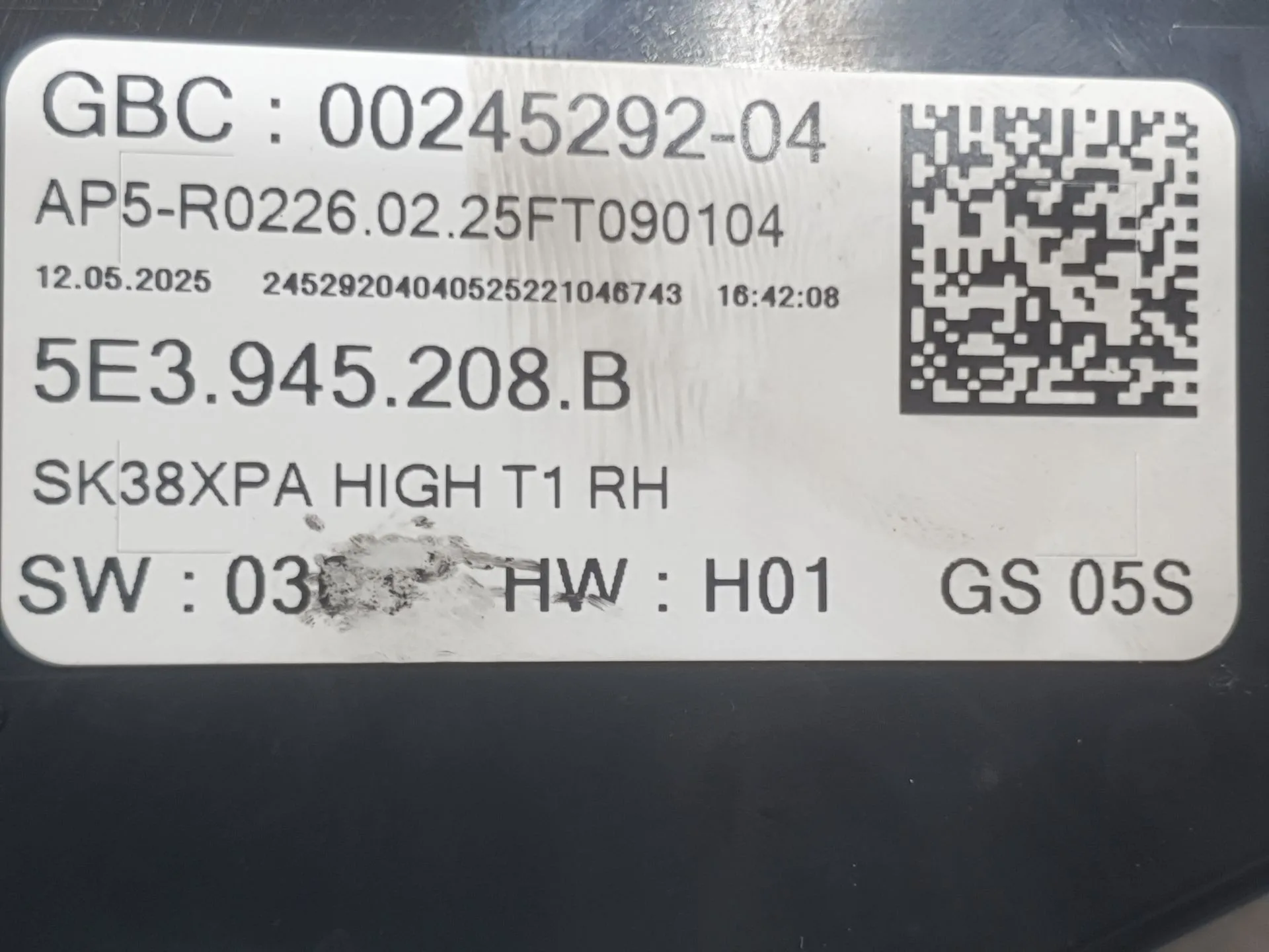 Piloto Trasero Derecho Exterior para Skoda Octavia Iv (Nx3, Nn3, Pv3)