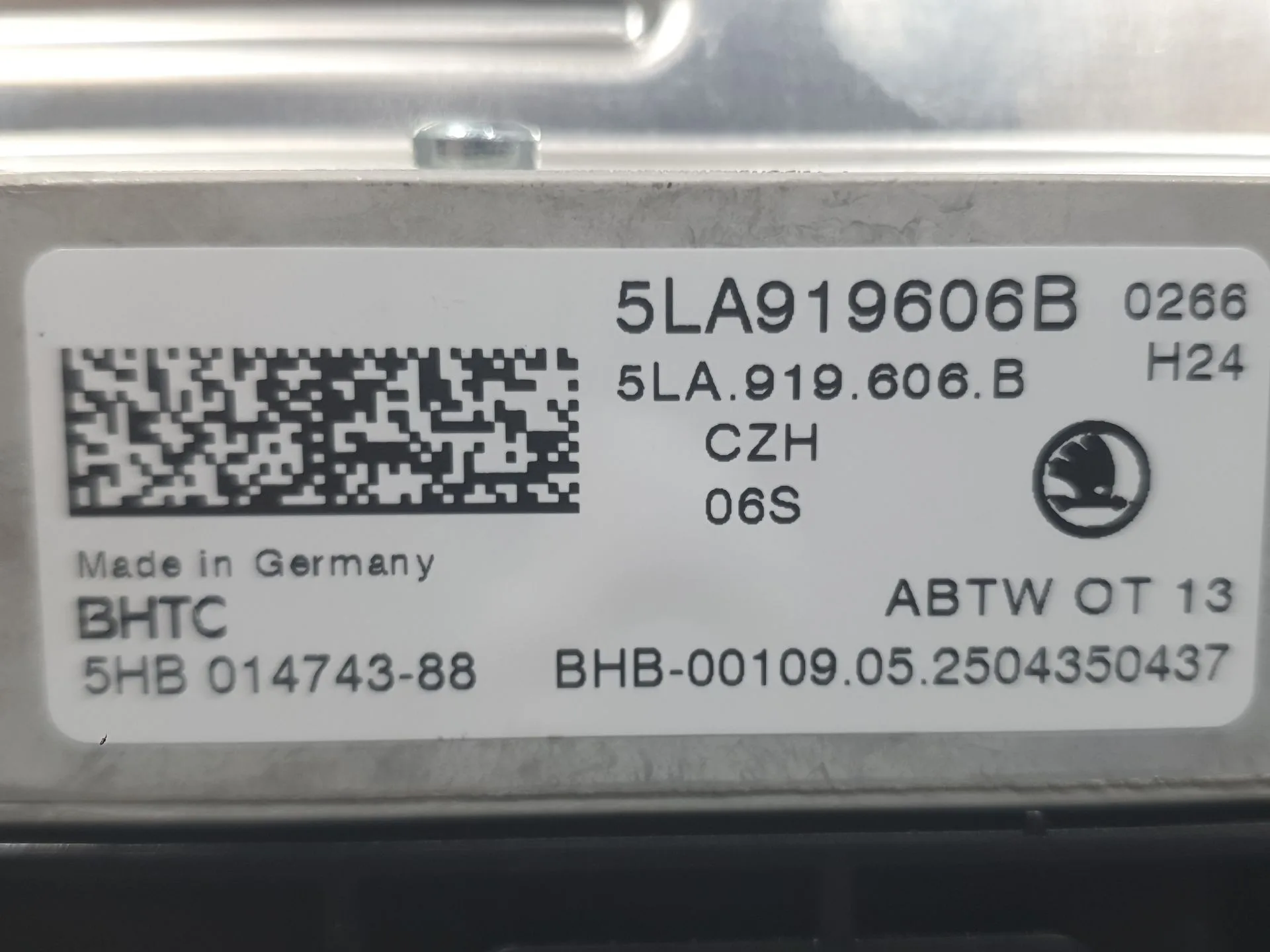 Sistema Navegacion Gps para Skoda Octavia Iv (Nx3, Nn3, Pv3)
