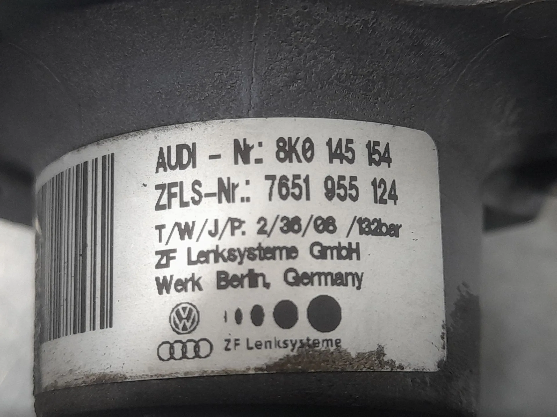 Bomba Direccion para Audi A5 (8T3)