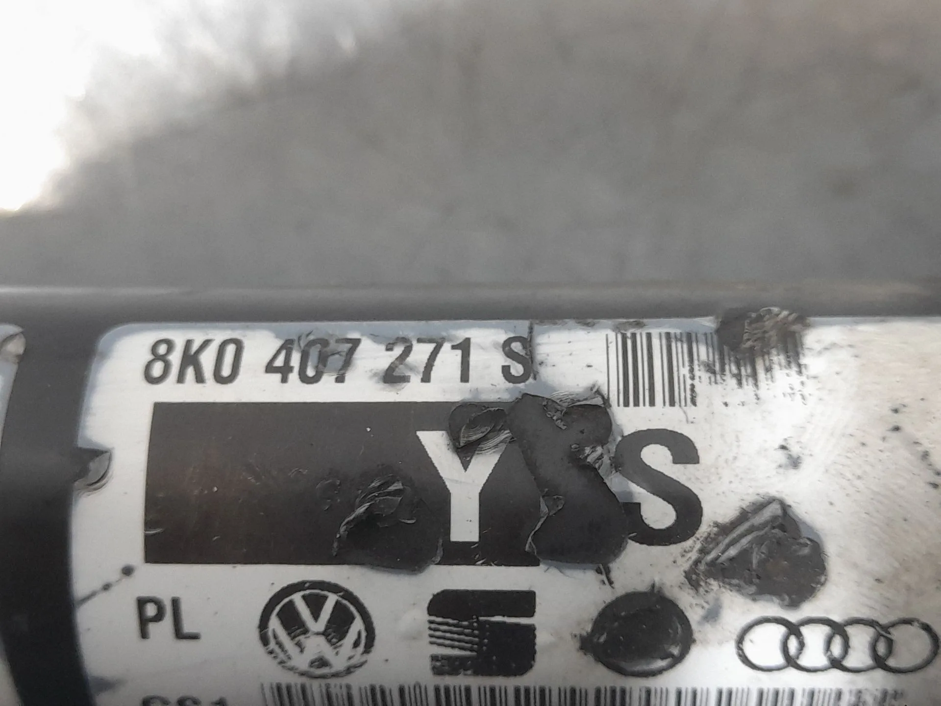 Transmision Delantera Derecha para Audi A5 (8T3)