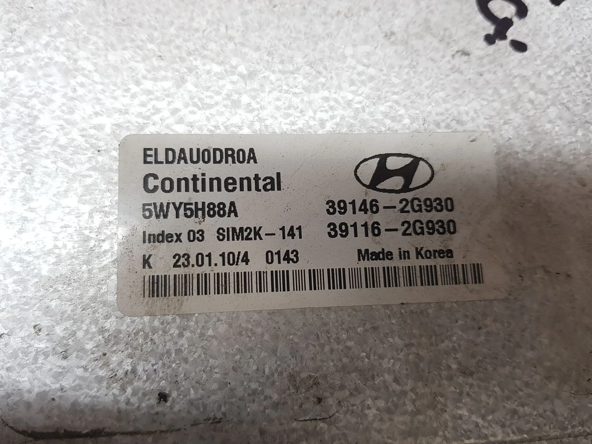 Centralita Motor Uce para Hyundai Ix35 (Lm, El, Elh)