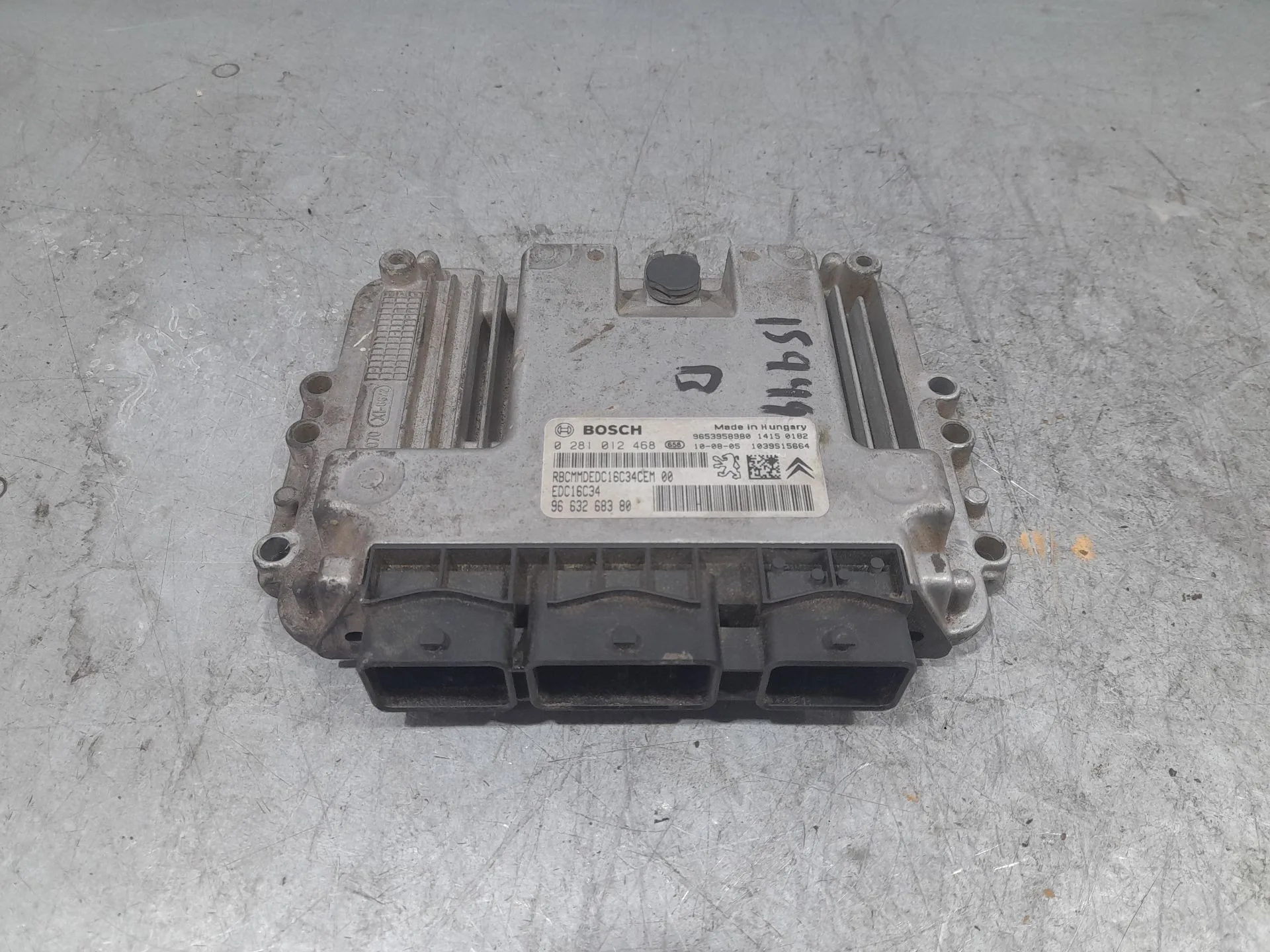 Centralita Motor Uce para Citroën Xsara Picasso