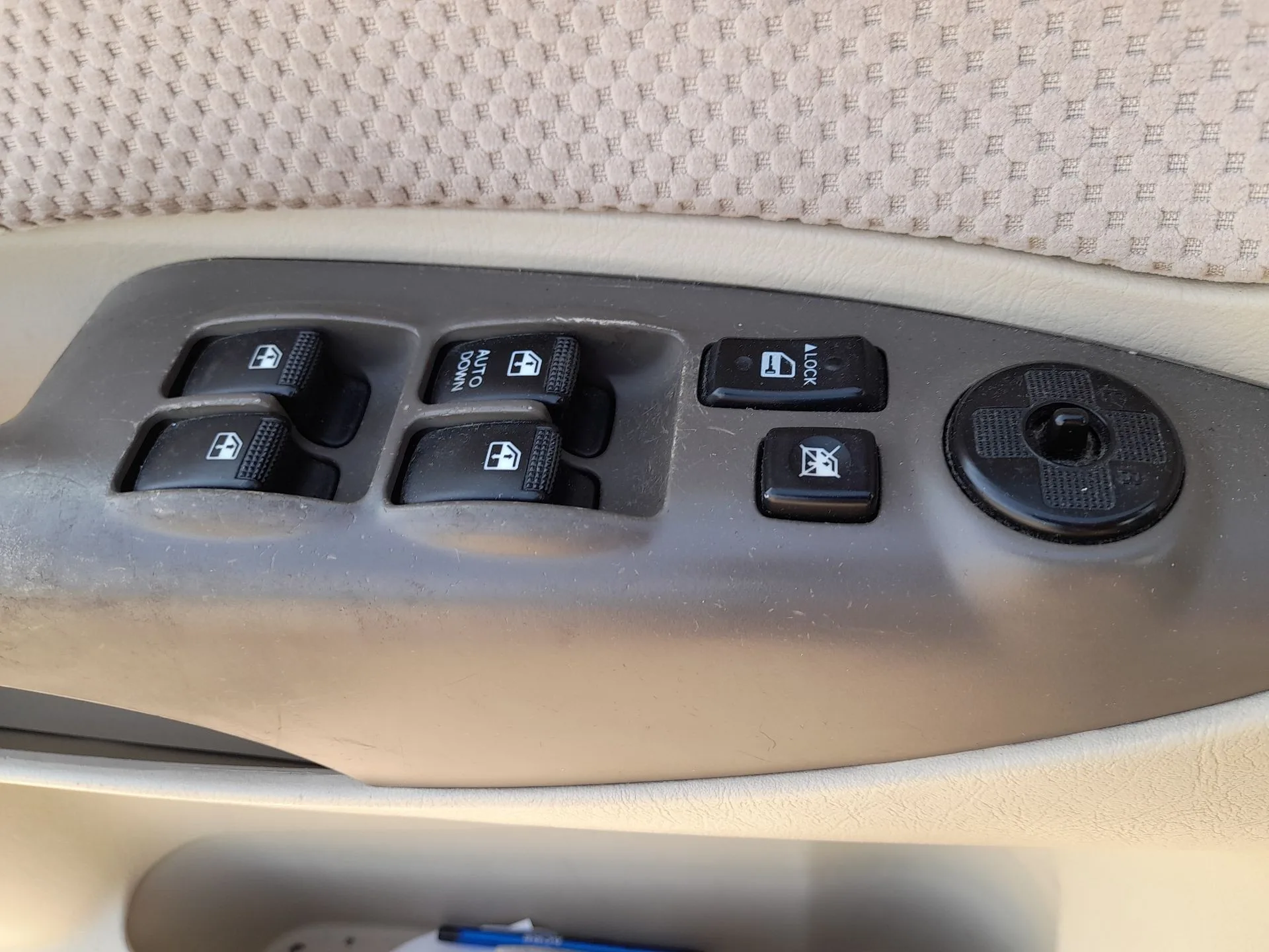 Mando Elevalunas Delantero Izquierdo para Hyundai Tucson (Jm)