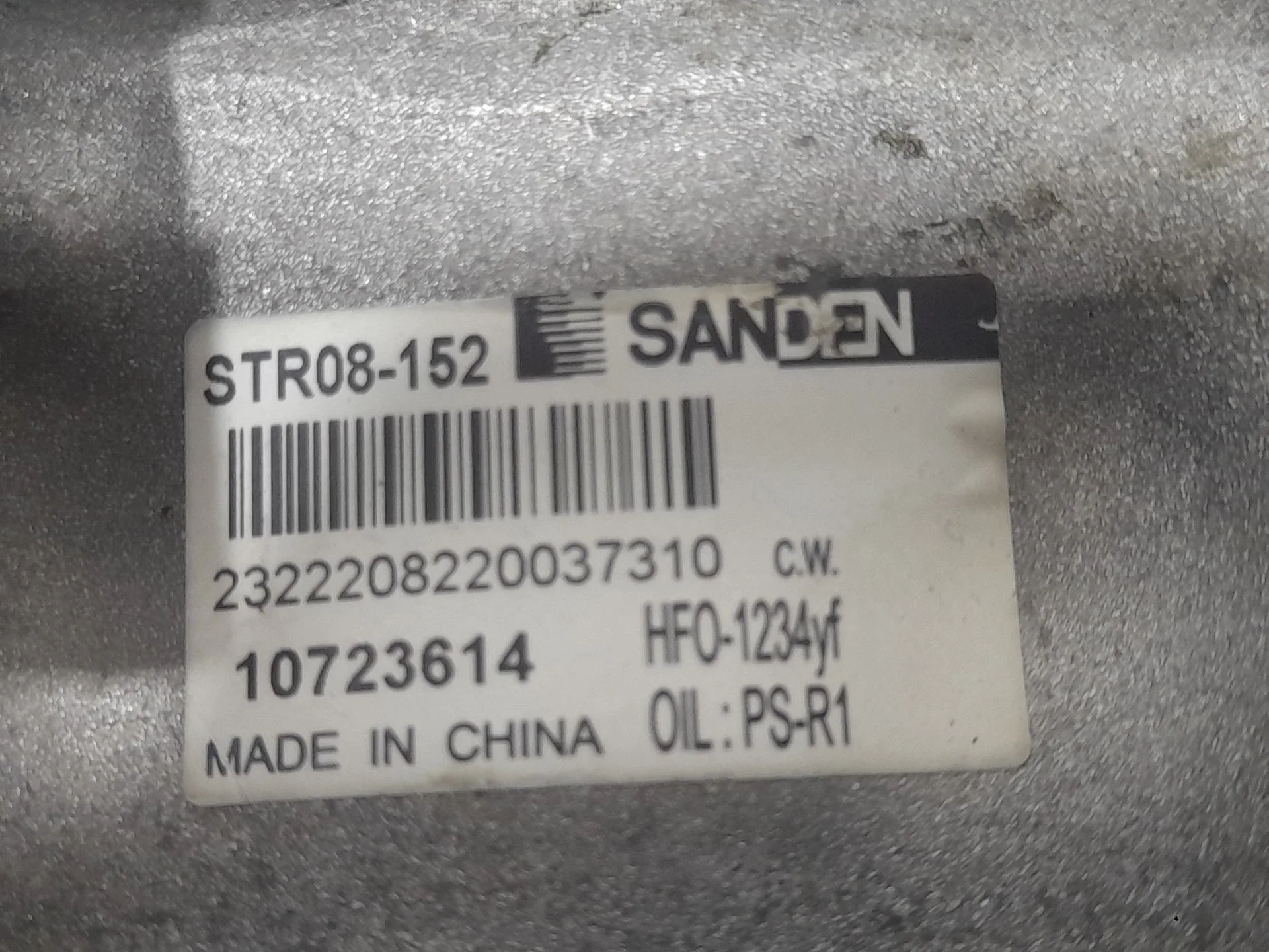 Compresor Aire Acondicionado para Mg Zs Suv (Azs1)