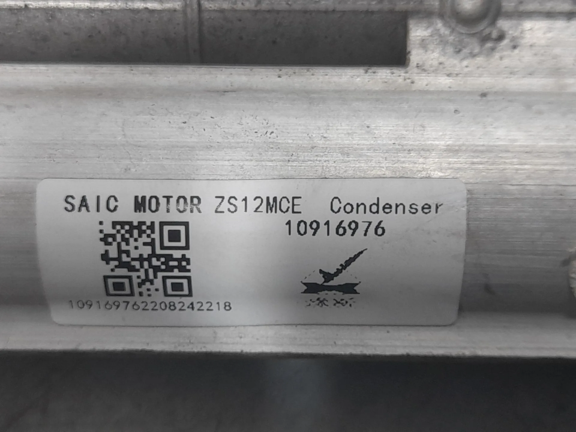 Condensador / Radiador Aire Acondicionado para Mg Zs Suv (Azs1)