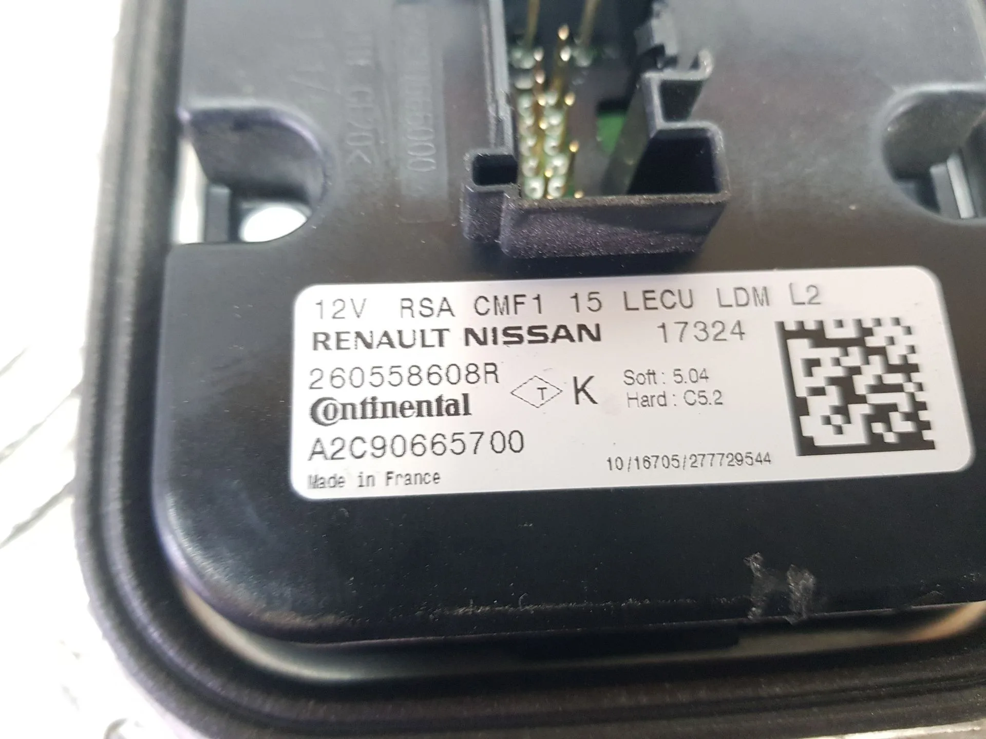 Centralita Faro para Renault Captur I (J5_, H5_)