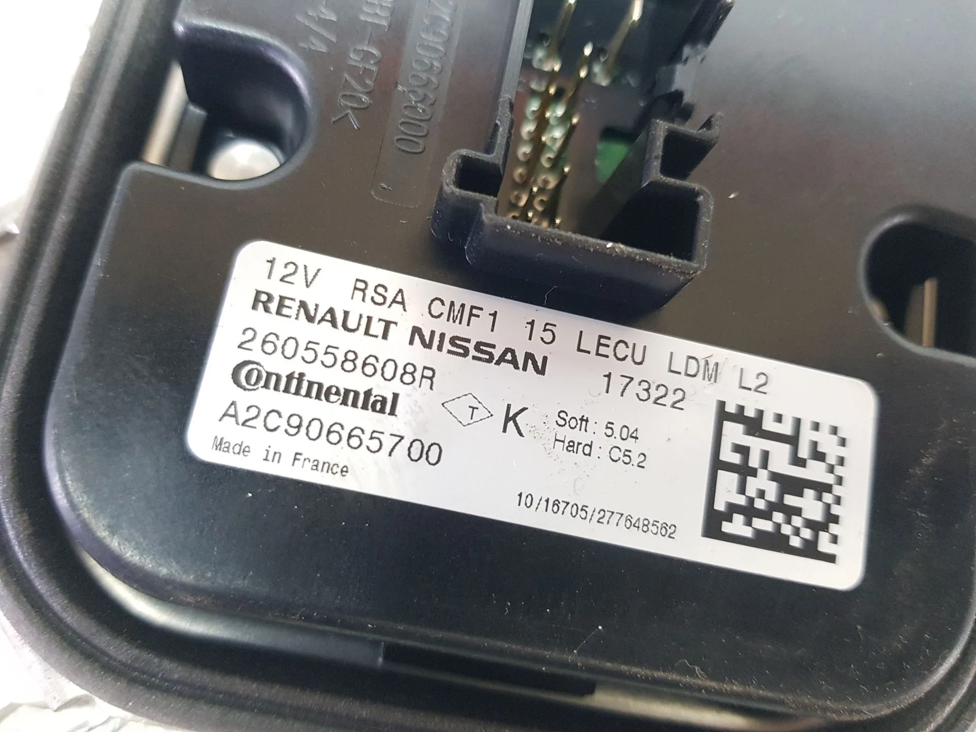 Centralita Faro para Renault Captur I (J5_, H5_)
