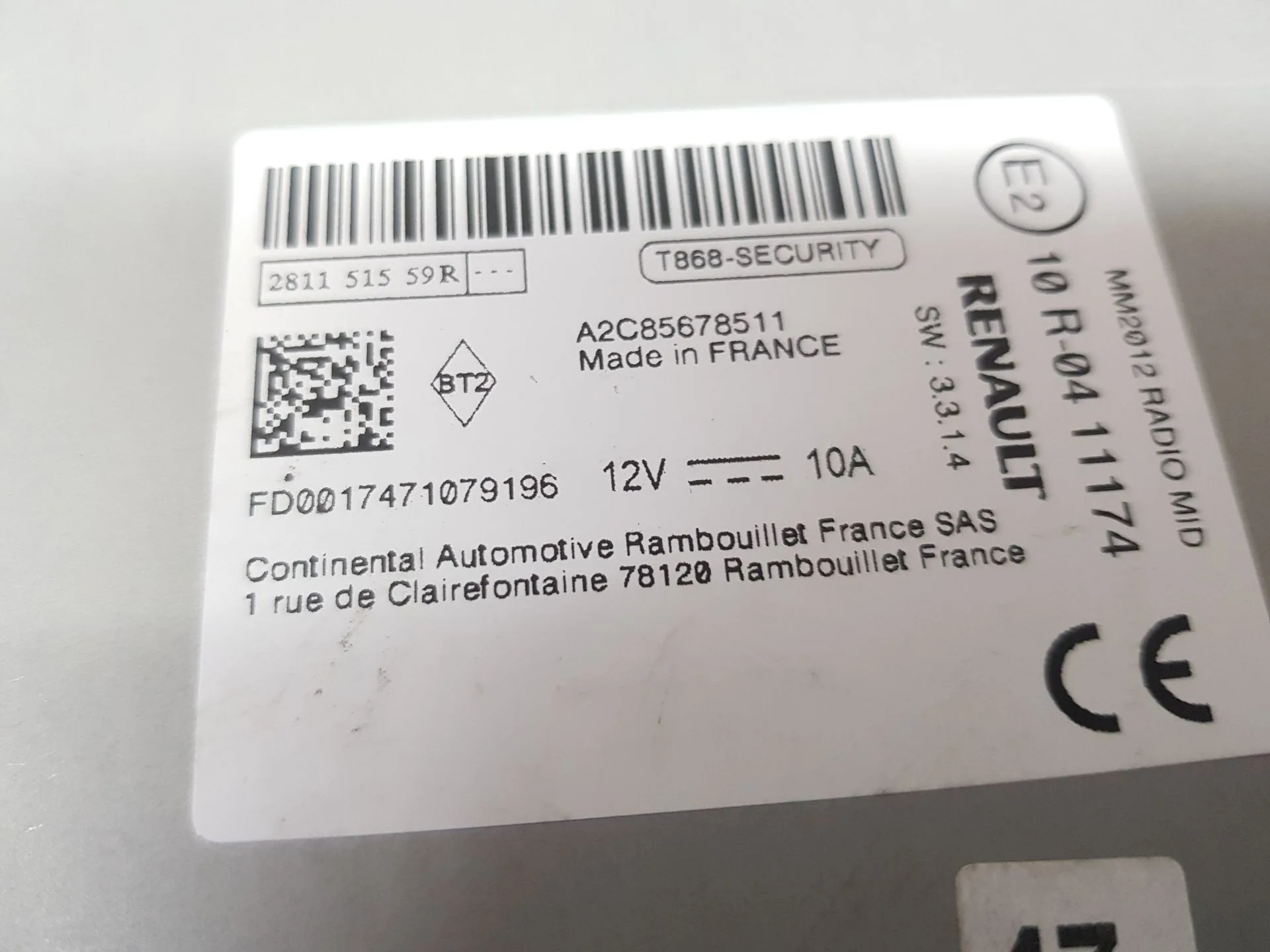 Modulo Electronico para Renault Captur I (J5_, H5_)