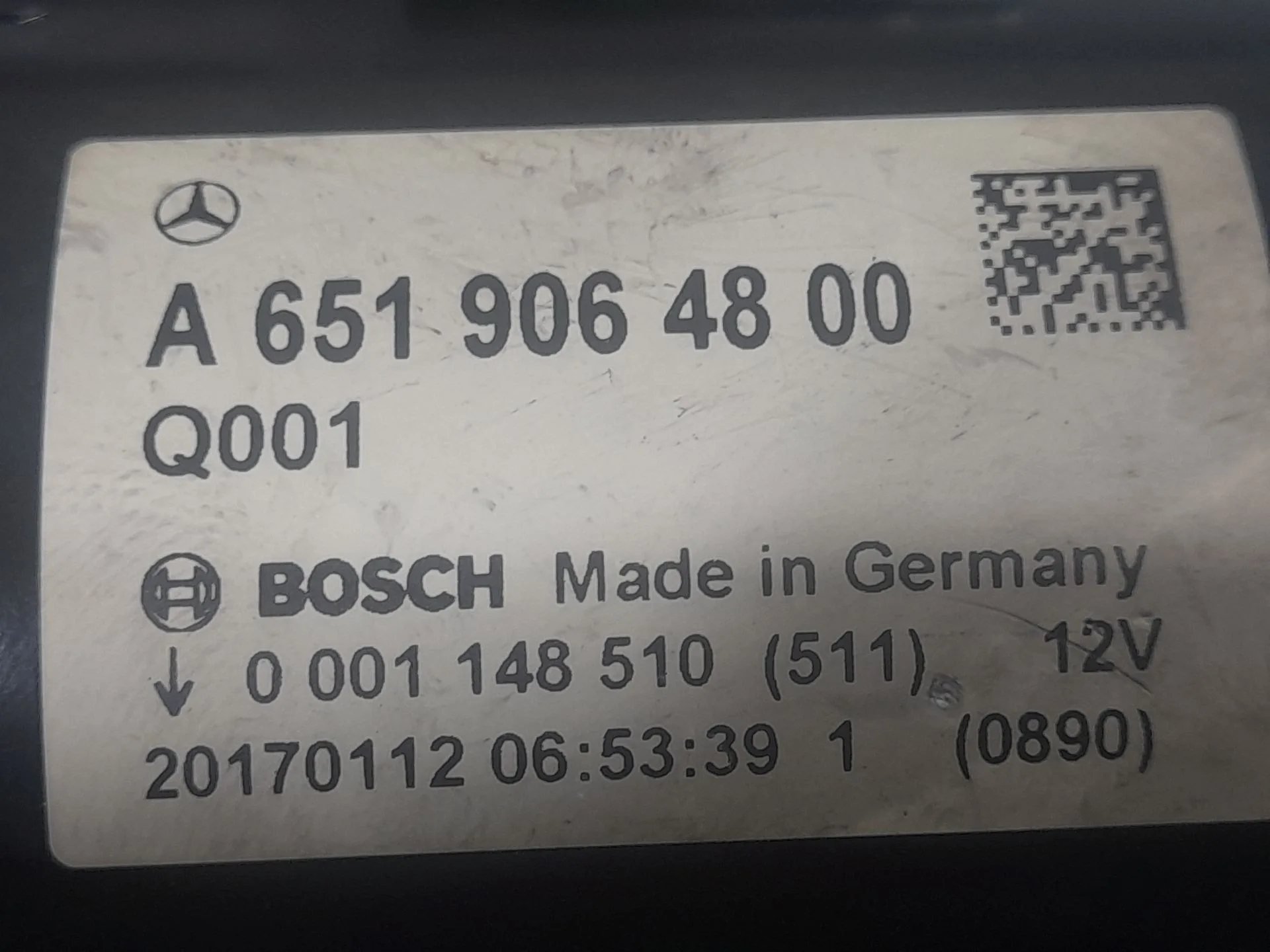Motor Arranque para Mercedes-Benz Clase C Descapotable (A205)